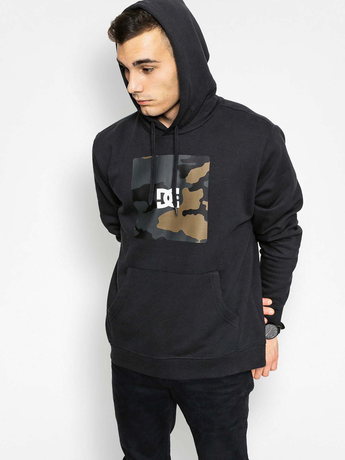 Mikina s kapucí DC The Box HD (black)