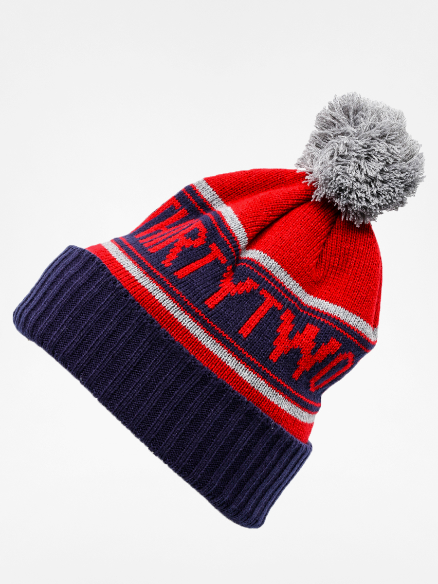 Čepice ThirtyTwo Pom Beanie (red heather)