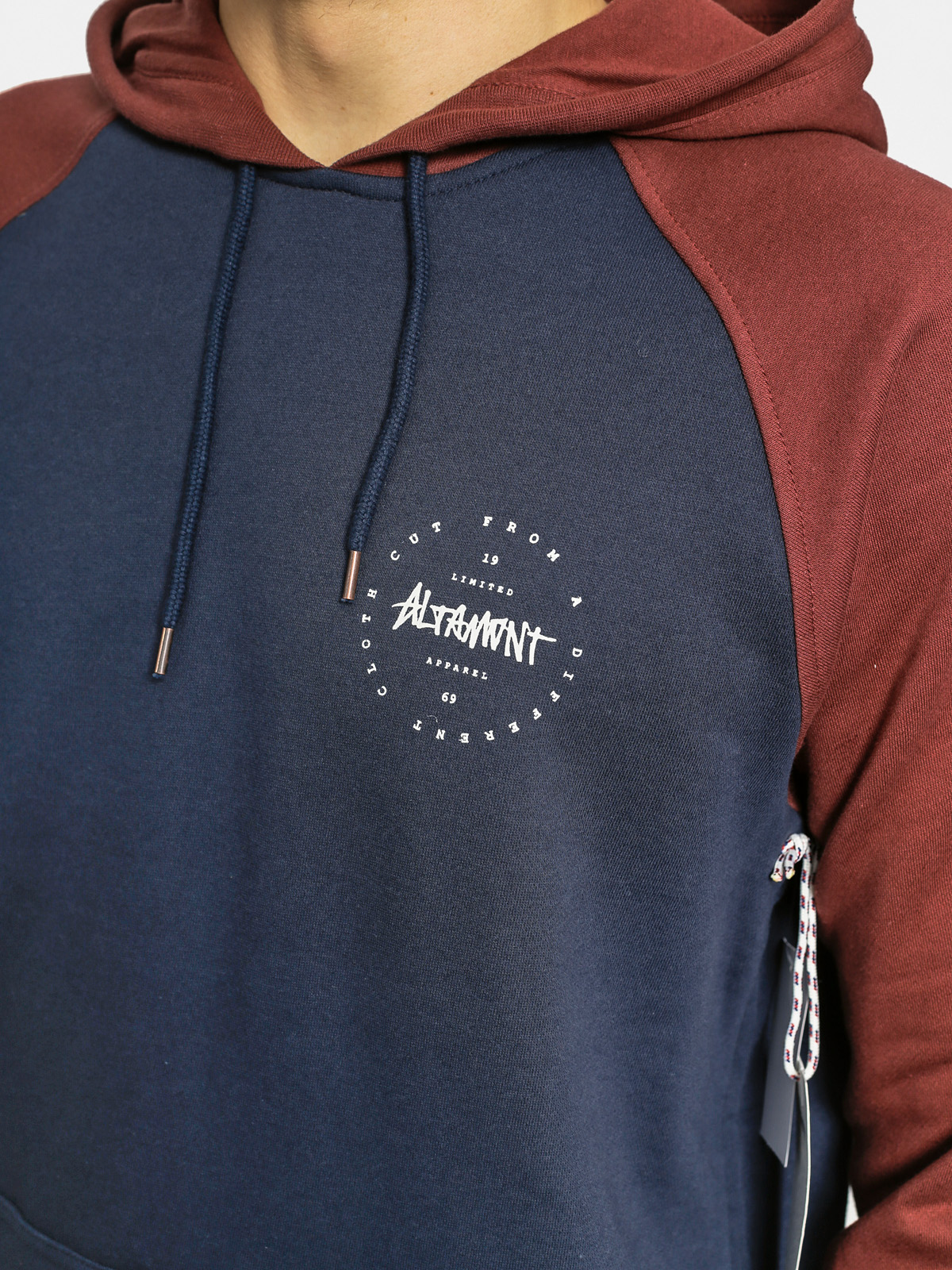 Mikina s kapucí Altamont Zero Six HD (navy/red)