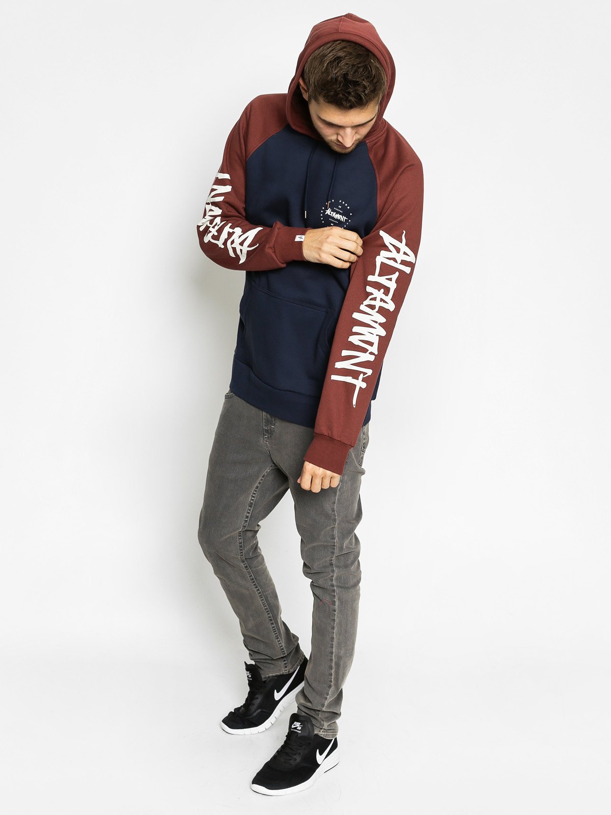 Mikina s kapucí Altamont Zero Six HD (navy/red)