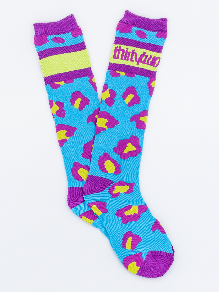 Ponožky ThirtyTwo Merced Wmn (cyan)