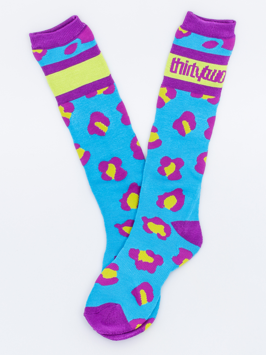 Ponožky ThirtyTwo Merced Wmn (cyan)