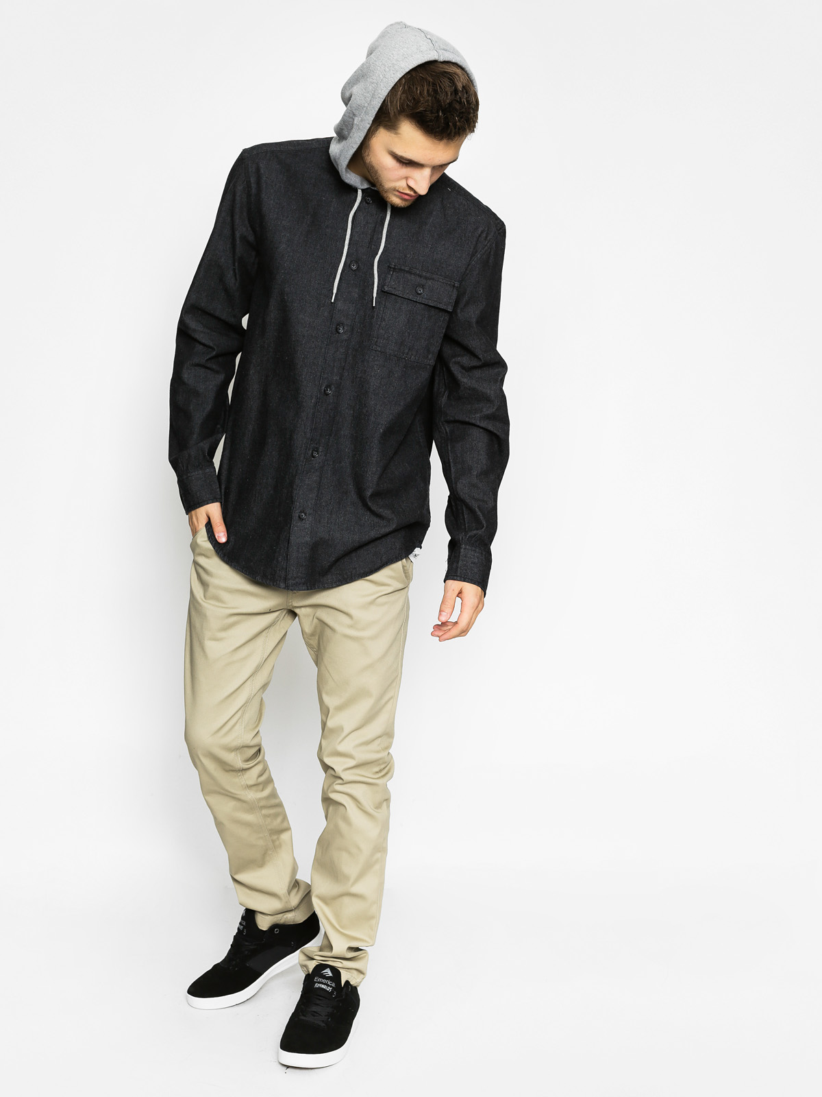 Altamont Košile Wafford LS (denim)