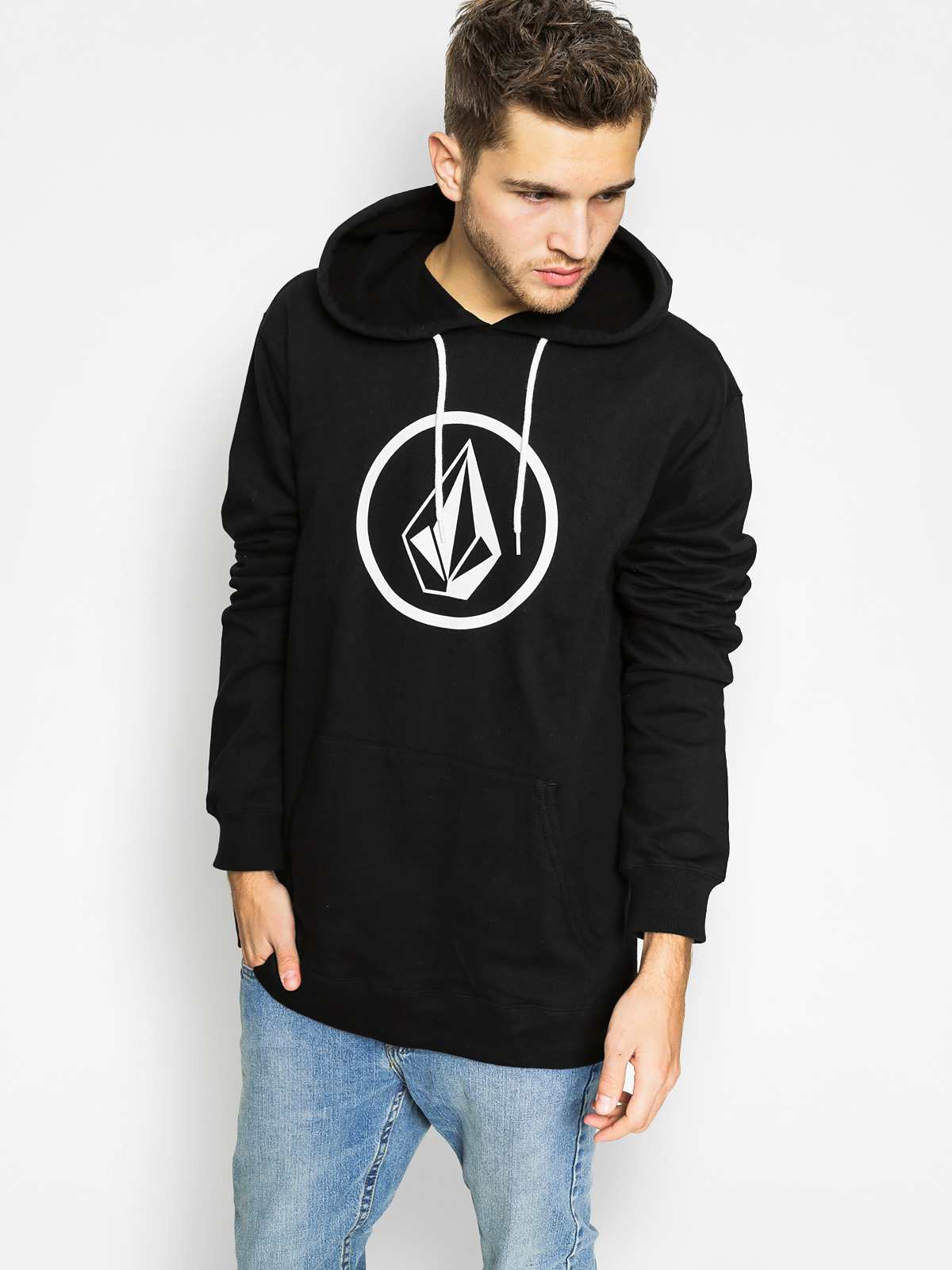 Volcom Mikina s kapucí Stone HD (blk)