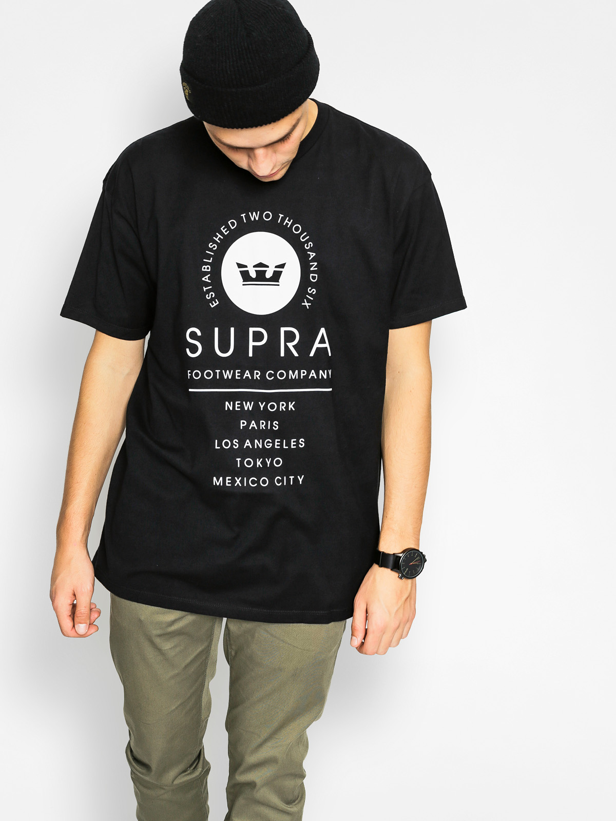 Supra Tričko Caske (black)