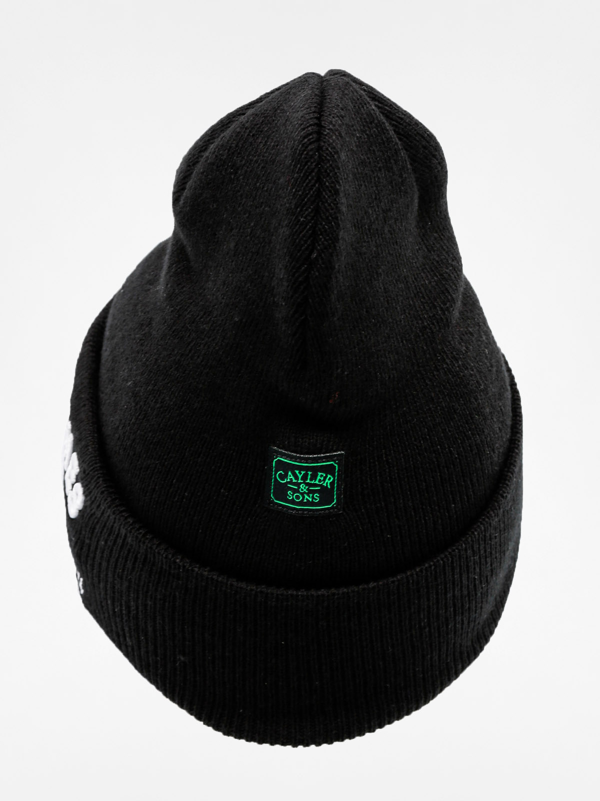 Cayler & Sons Čepice B And M Old School Beanie (black/white)