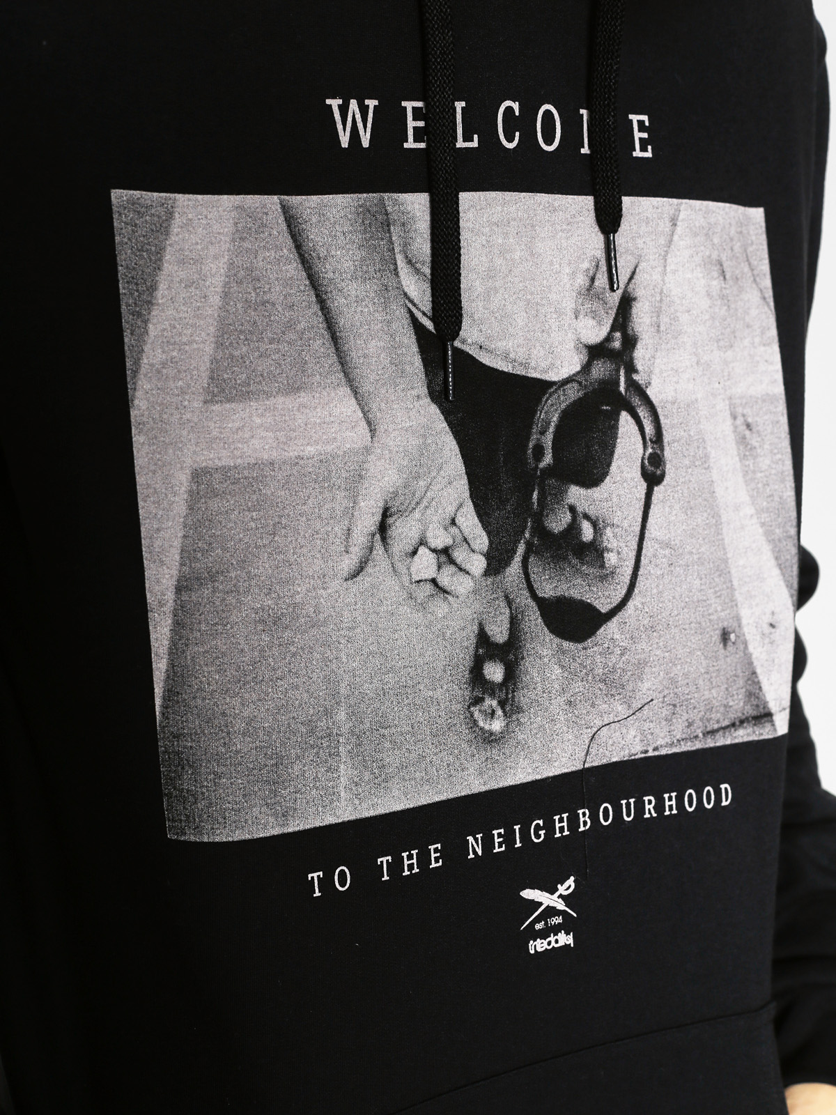 Mikina s kapucí Iriedaily Neighbourhood HD (black)