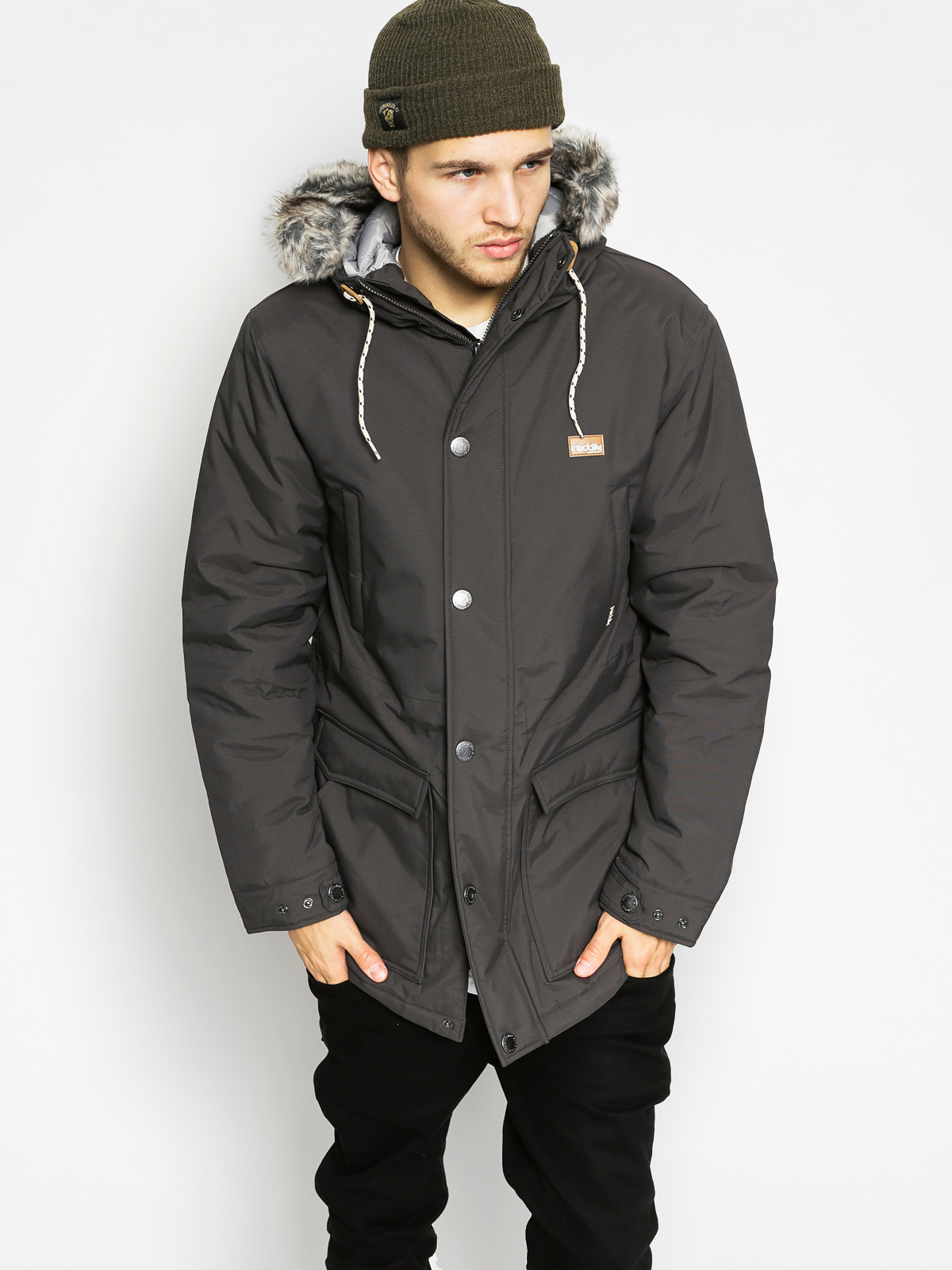 Zimní bunda Iriedaily City Arctic Parka (anthracite)