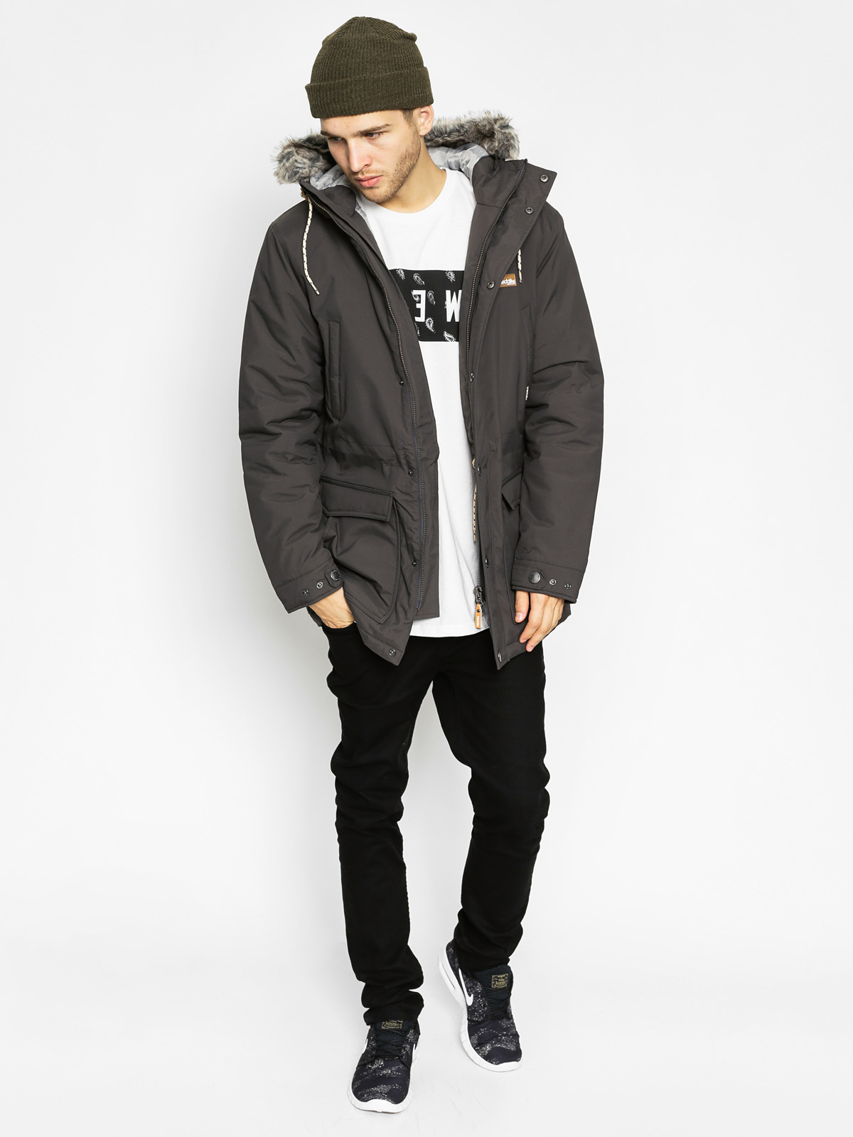 Zimní bunda Iriedaily City Arctic Parka (anthracite)