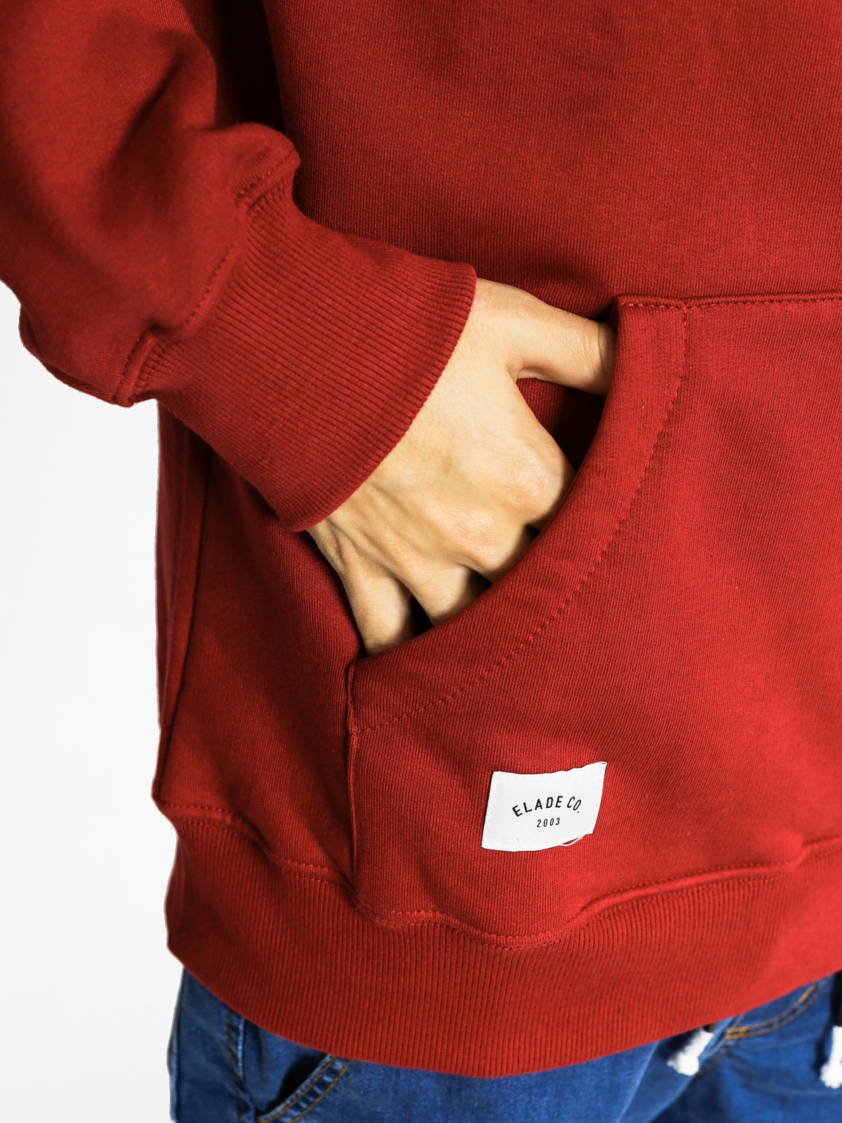 Elade Mikina s kapucí Icon Decline HD (maroon)