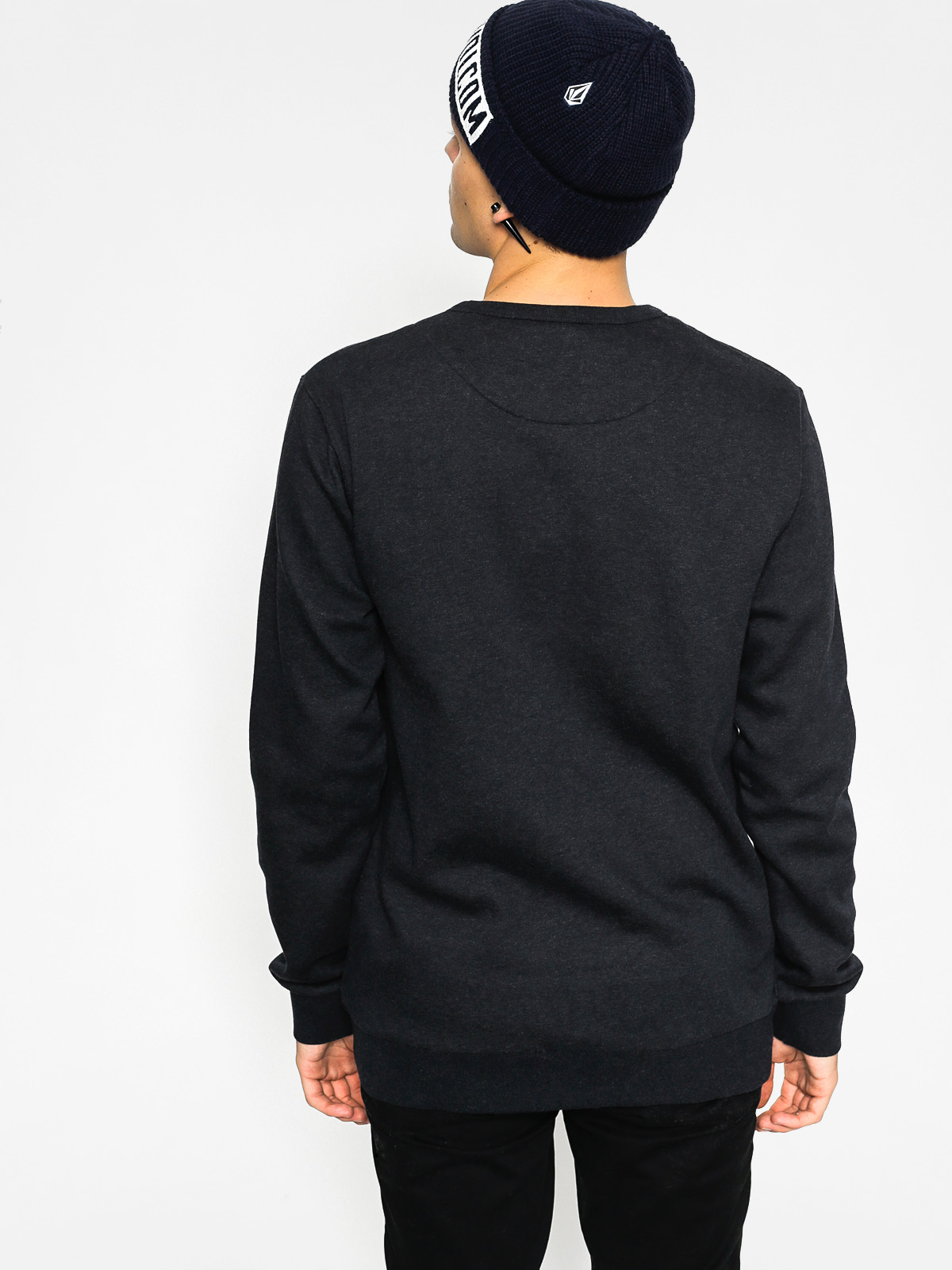 Volcom Mikina Floki Crew (blk)