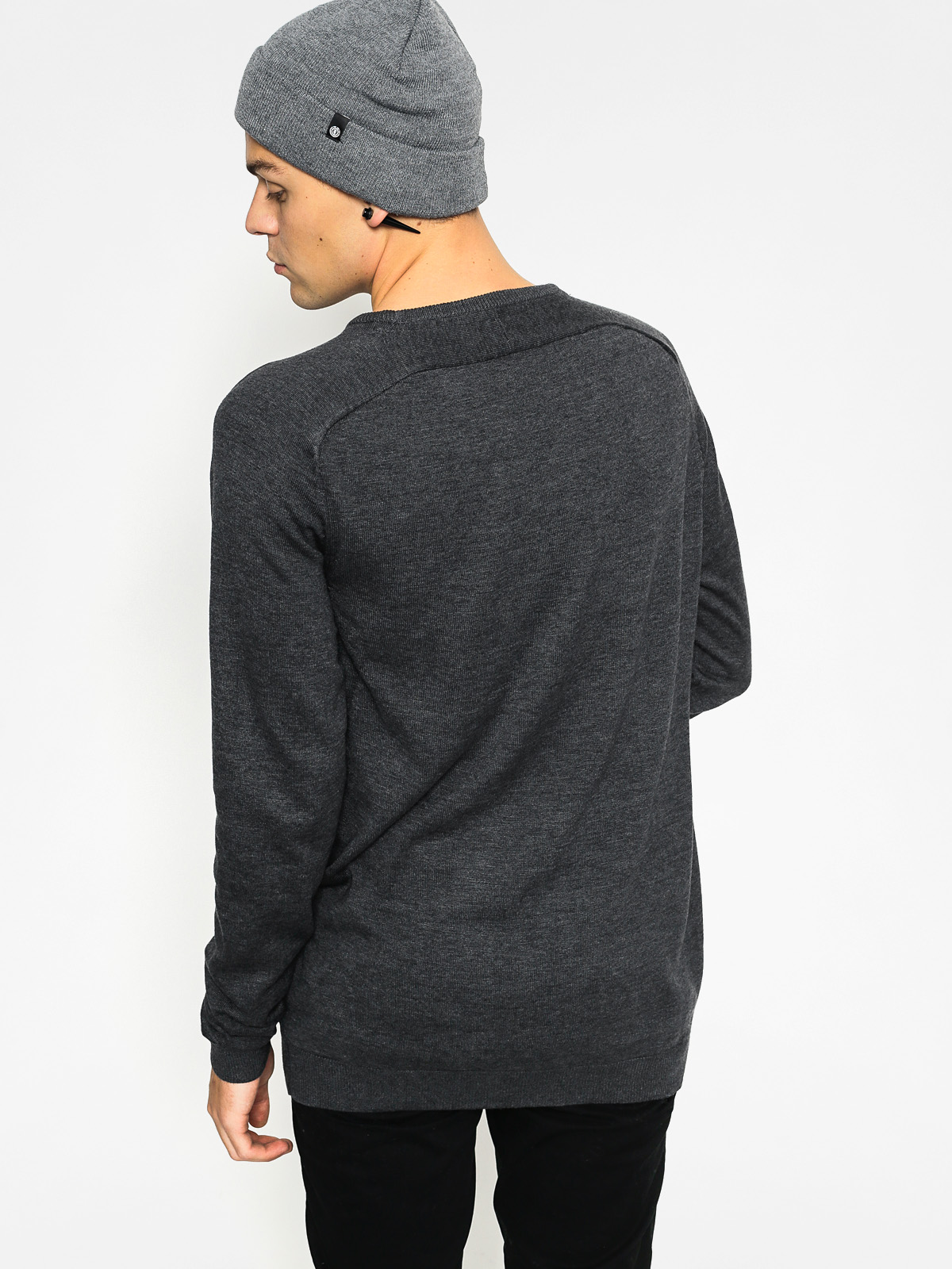 Volcom Svetr Uperstand Crew (blk)