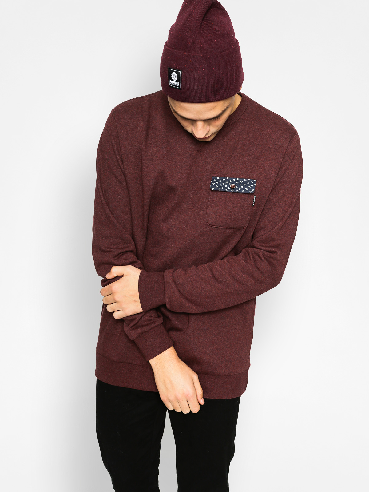 Volcom Mikina Floki Crew (plm)