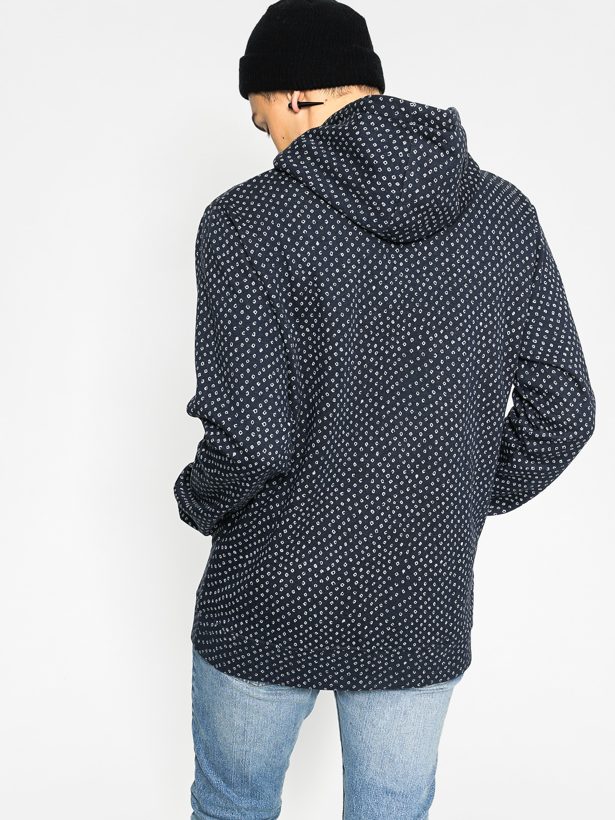 Volcom Mikina s kapucí Drip Printed HD (nvy)