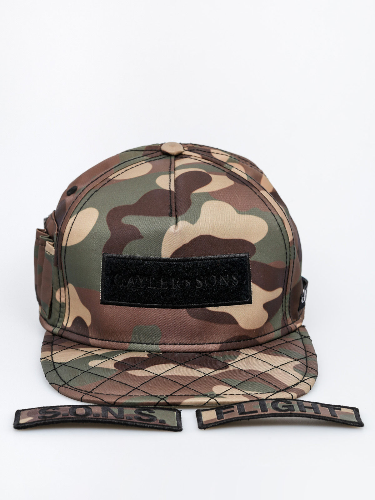 Cayler & Sons Kšiltovka Bl Flight ZD (woodland/black/orange)