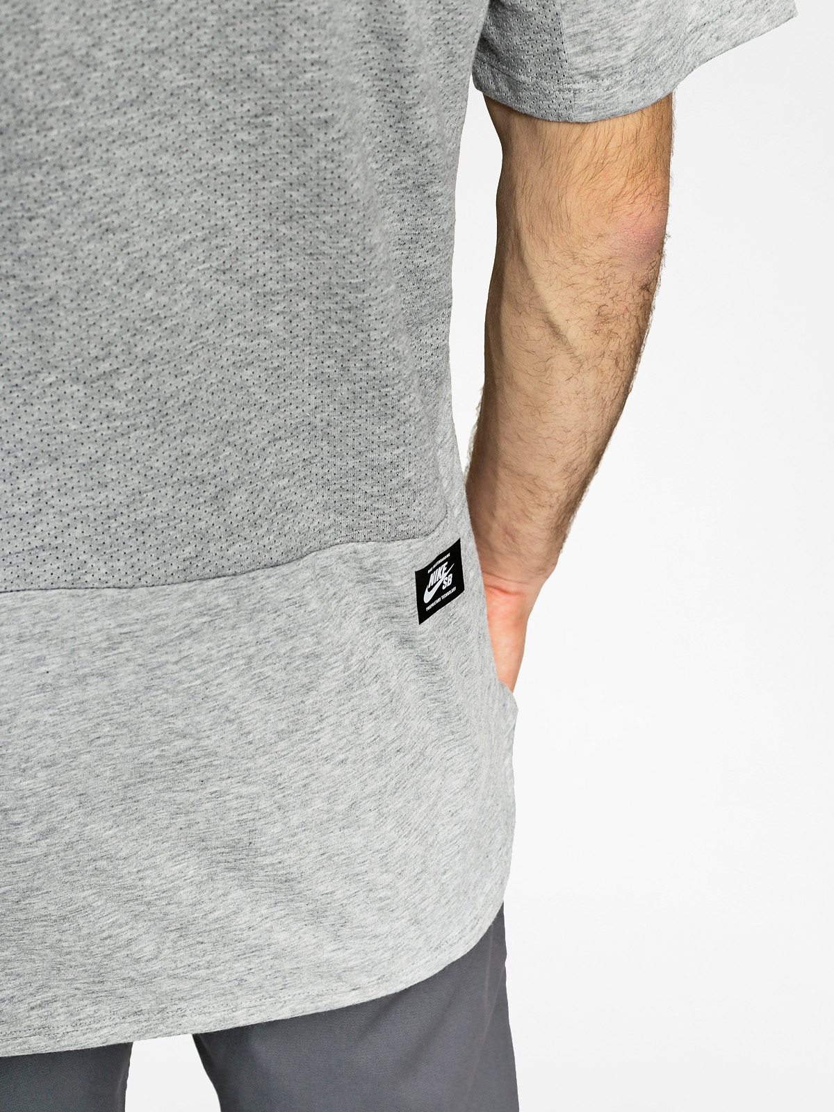 Tričko Nike SB Sb Skyline Dri Fit Cool Gfx (grey heather)