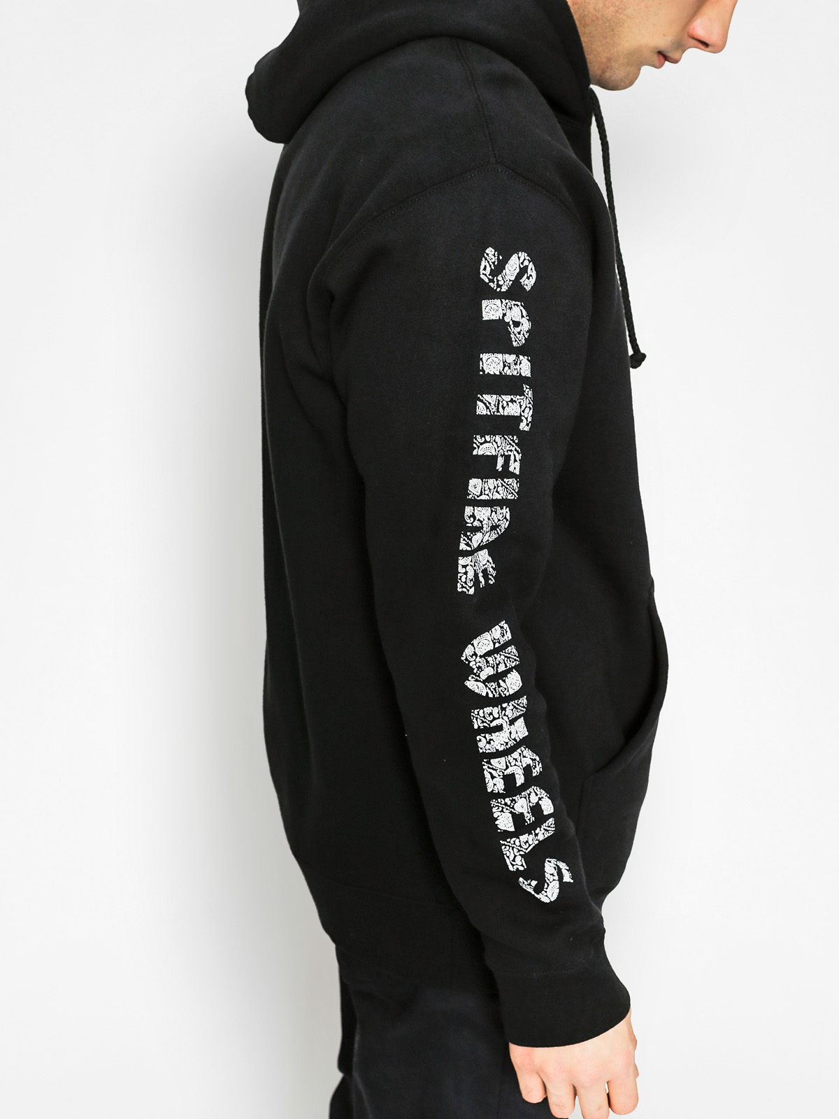 Mikina s kapucí Spitfire Bighead Slv Psl HD (black)