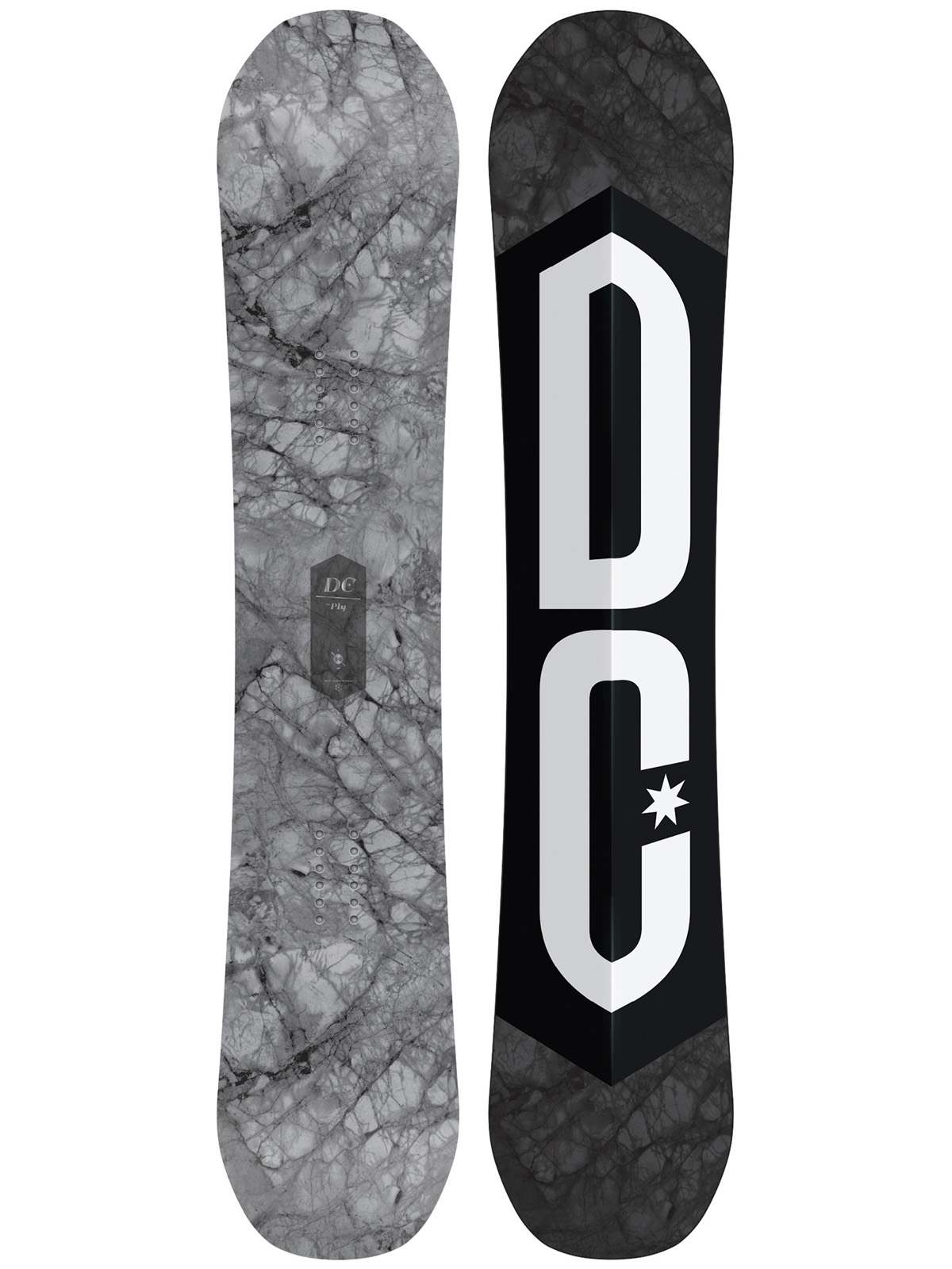 Pánská Snowboard DC Ply (black/light grey)