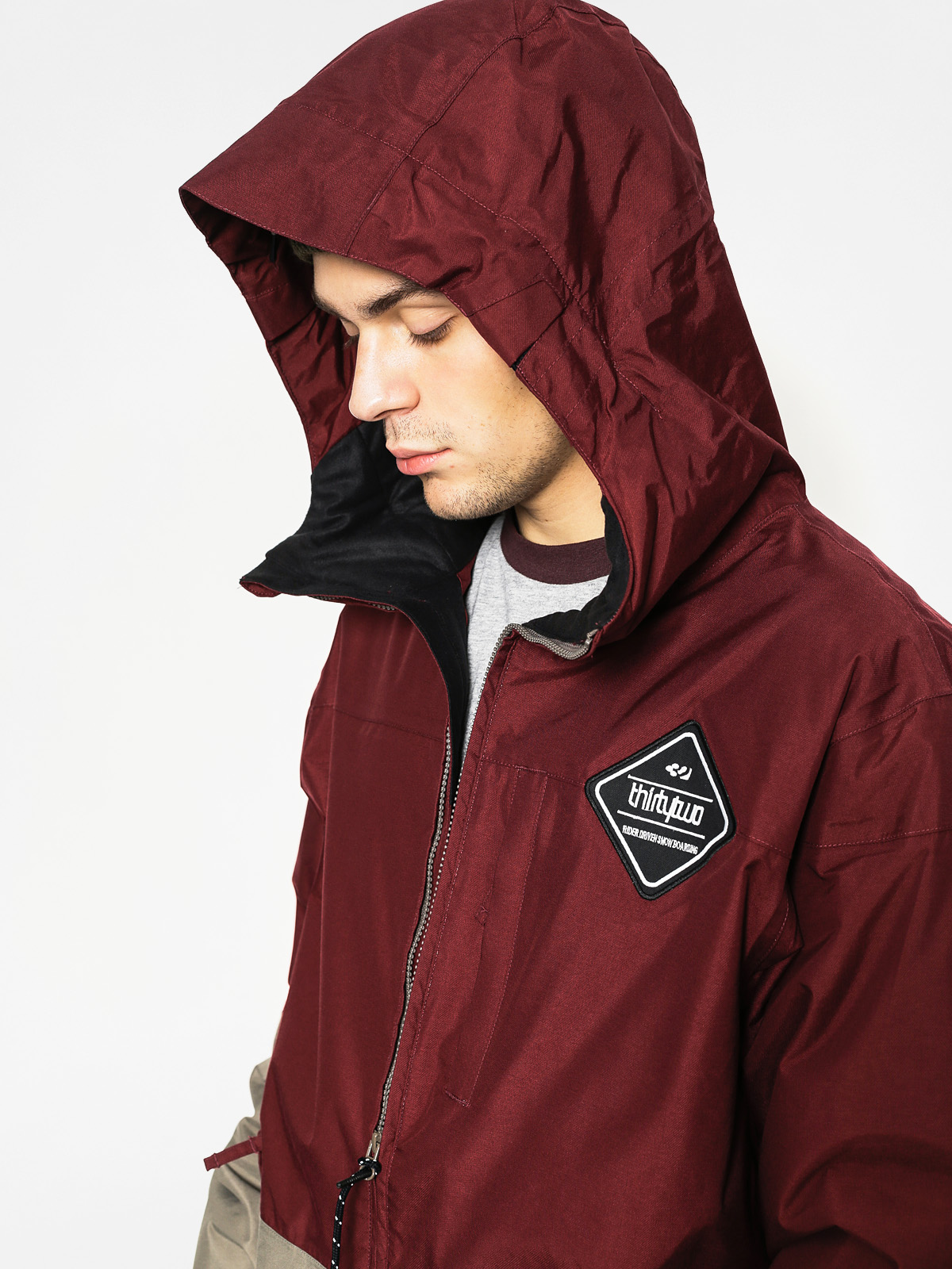 Pánská Snowboardová bunda ThirtyTwo Shiloh Insulated (burgundy)