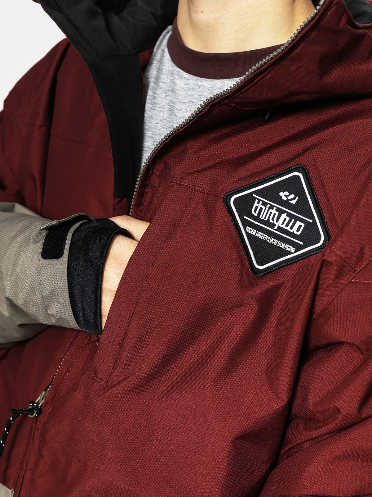 Pánská Snowboardová bunda ThirtyTwo Shiloh Insulated (burgundy)