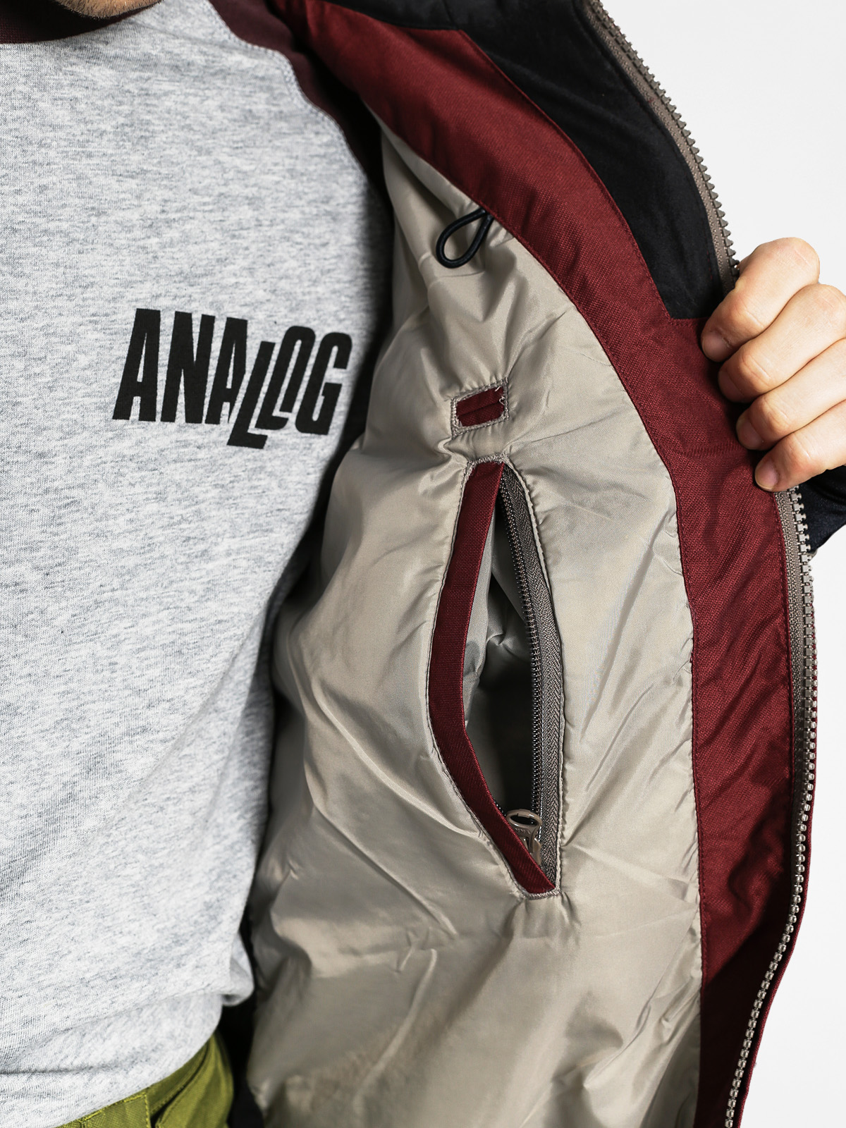 Pánská Snowboardová bunda ThirtyTwo Shiloh Insulated (burgundy)