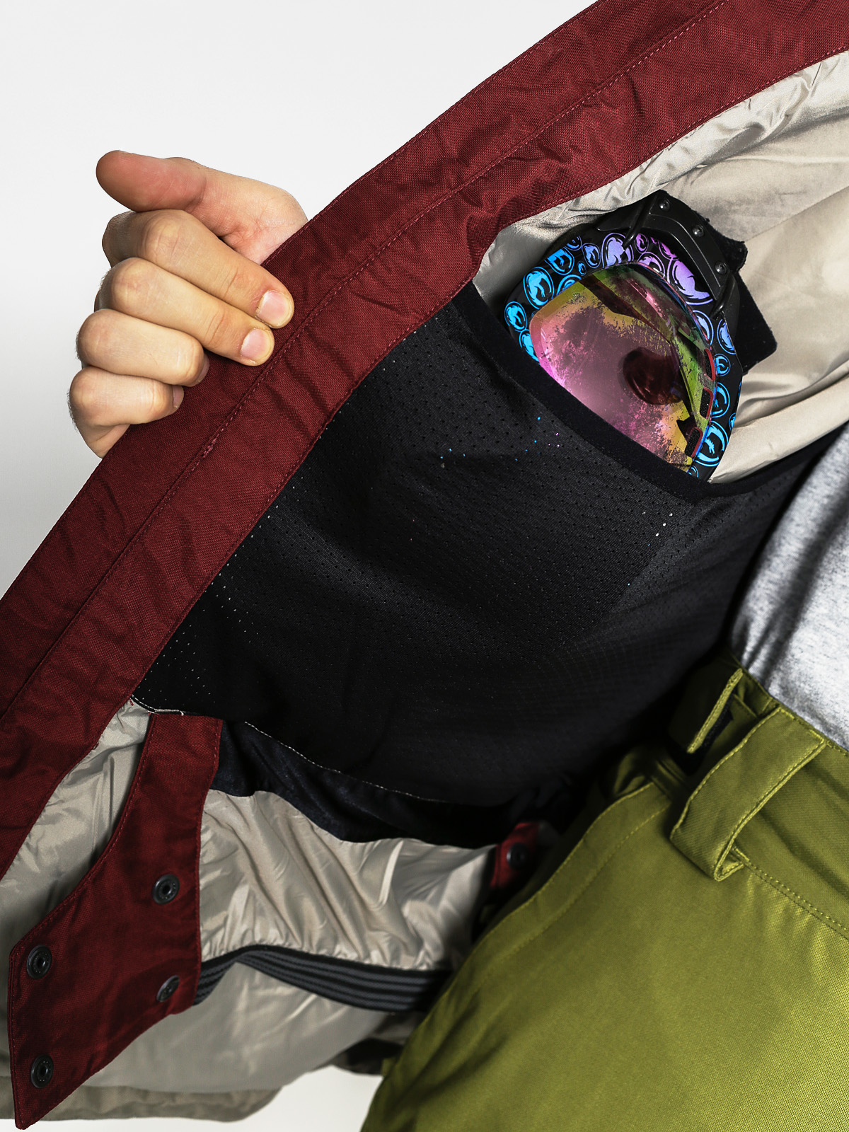 Pánská Snowboardová bunda ThirtyTwo Shiloh Insulated (burgundy)