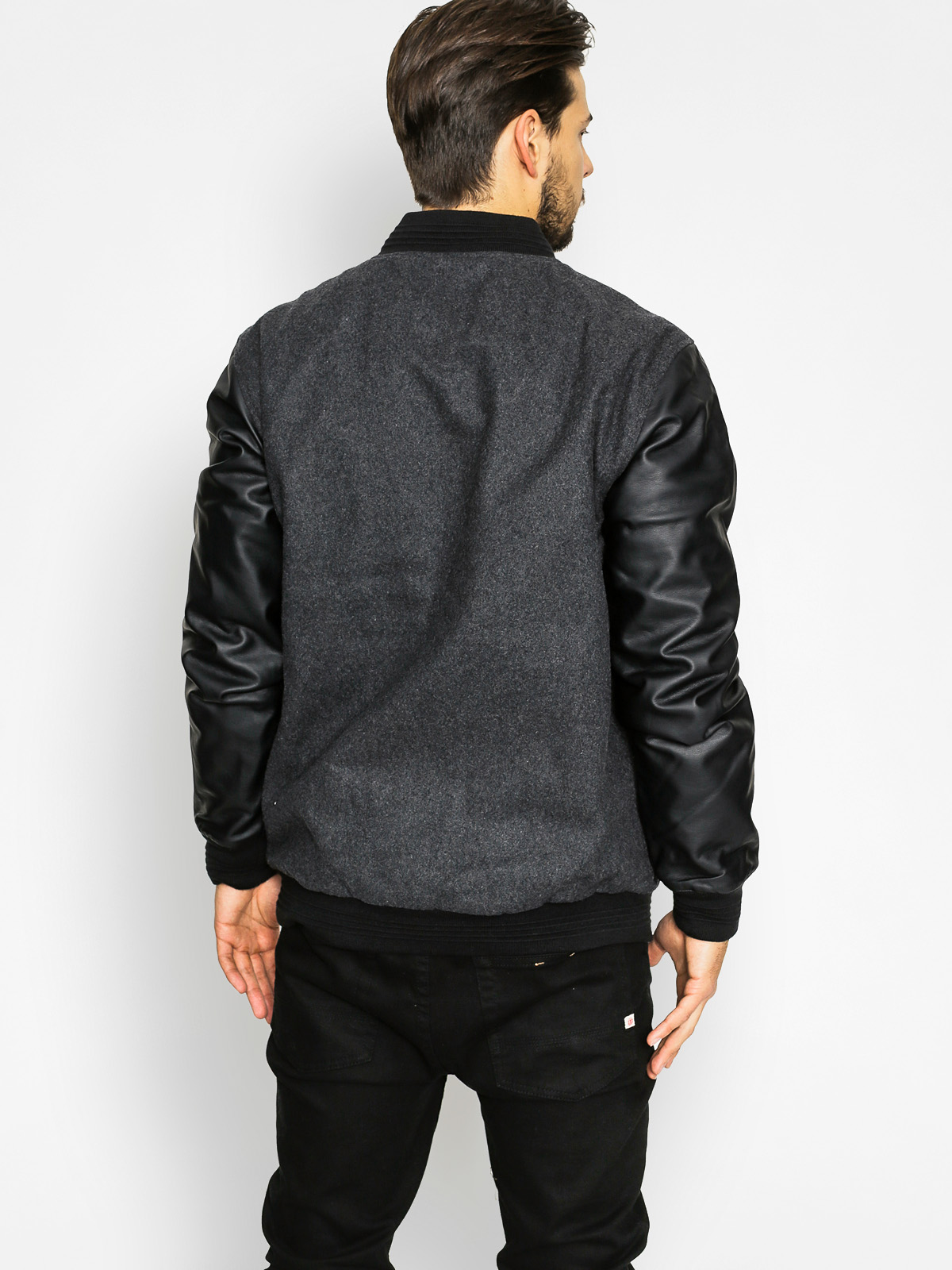 Bunda Vans Deming (charcoal heather/black)