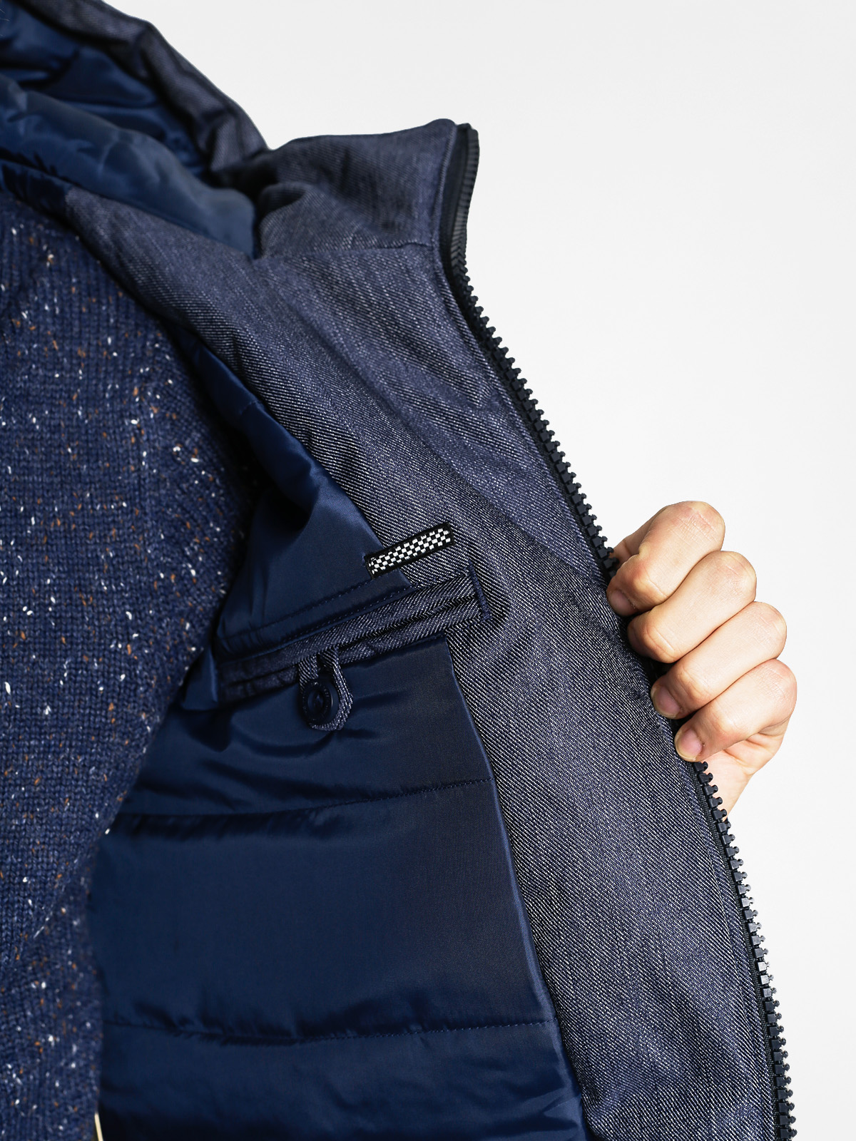 Zimní bunda Vans Rutherford II (dress blues/black)