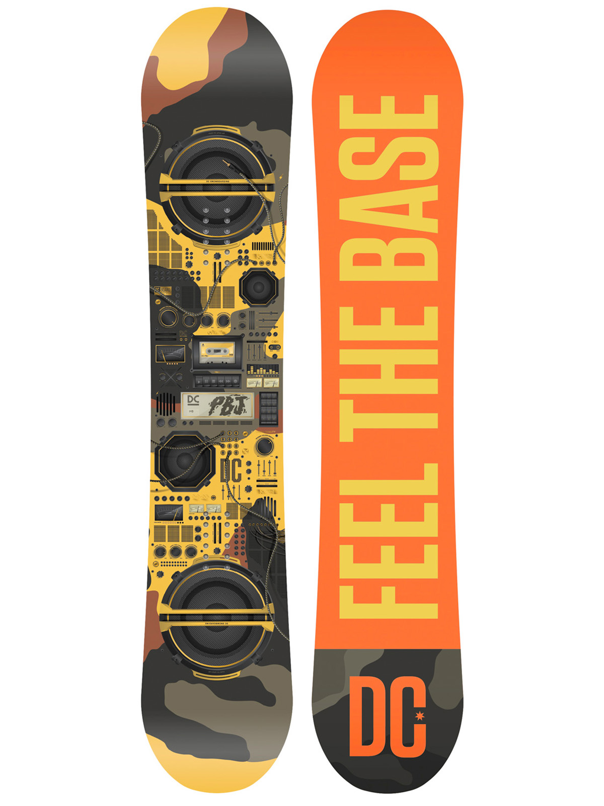Pánská DC Snowboard Pbj (orange yellow/yellow moro)