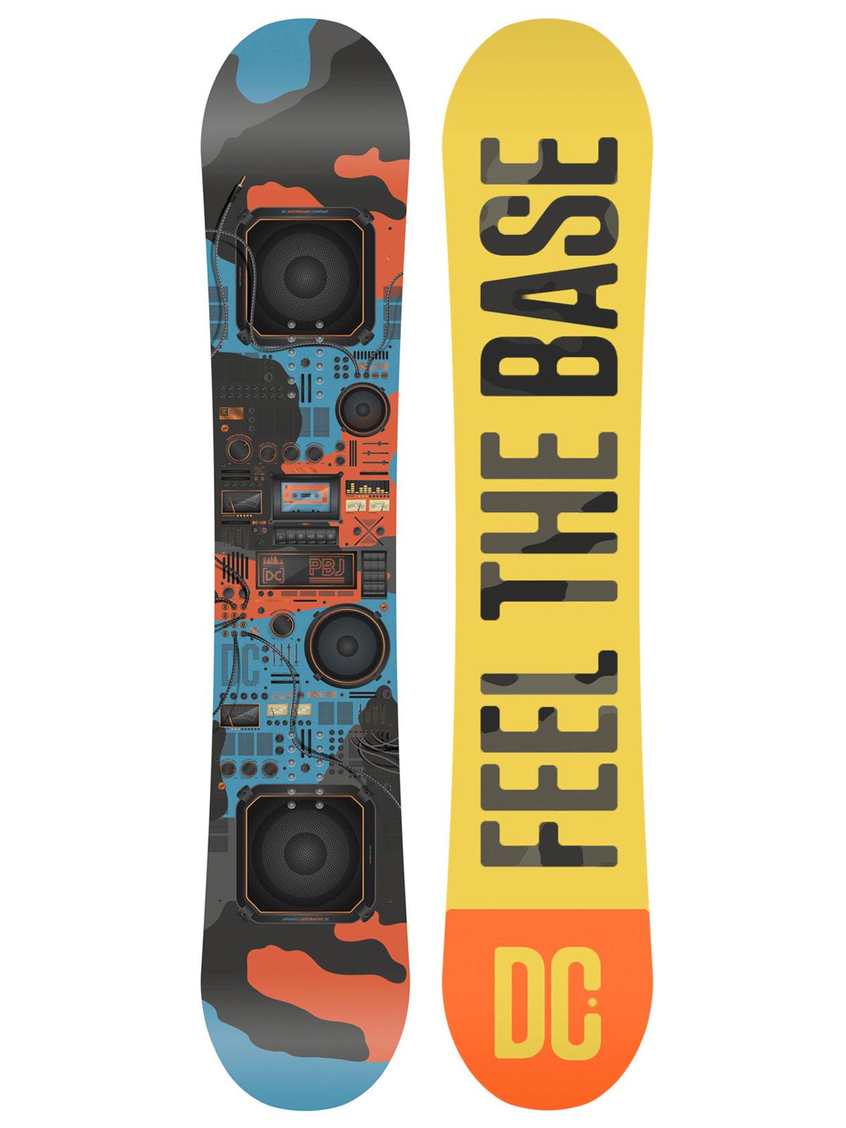 Pánská DC Snowboard Pbj (yellow black/blue moro)