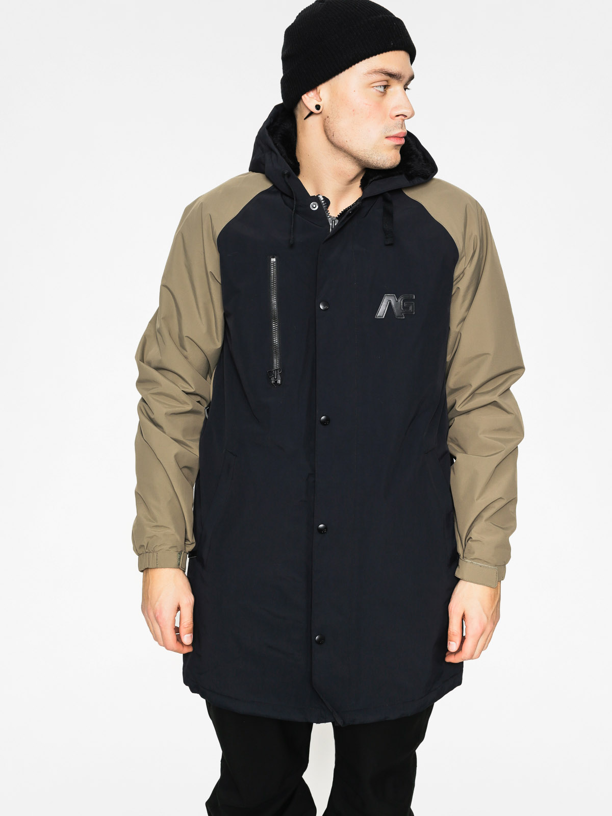 Pánská Snowboardová bunda Analog Stadium Parka (true black/soil)