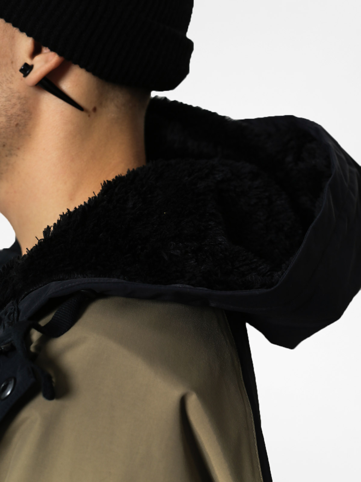 Pánská Snowboardová bunda Analog Stadium Parka (true black/soil)