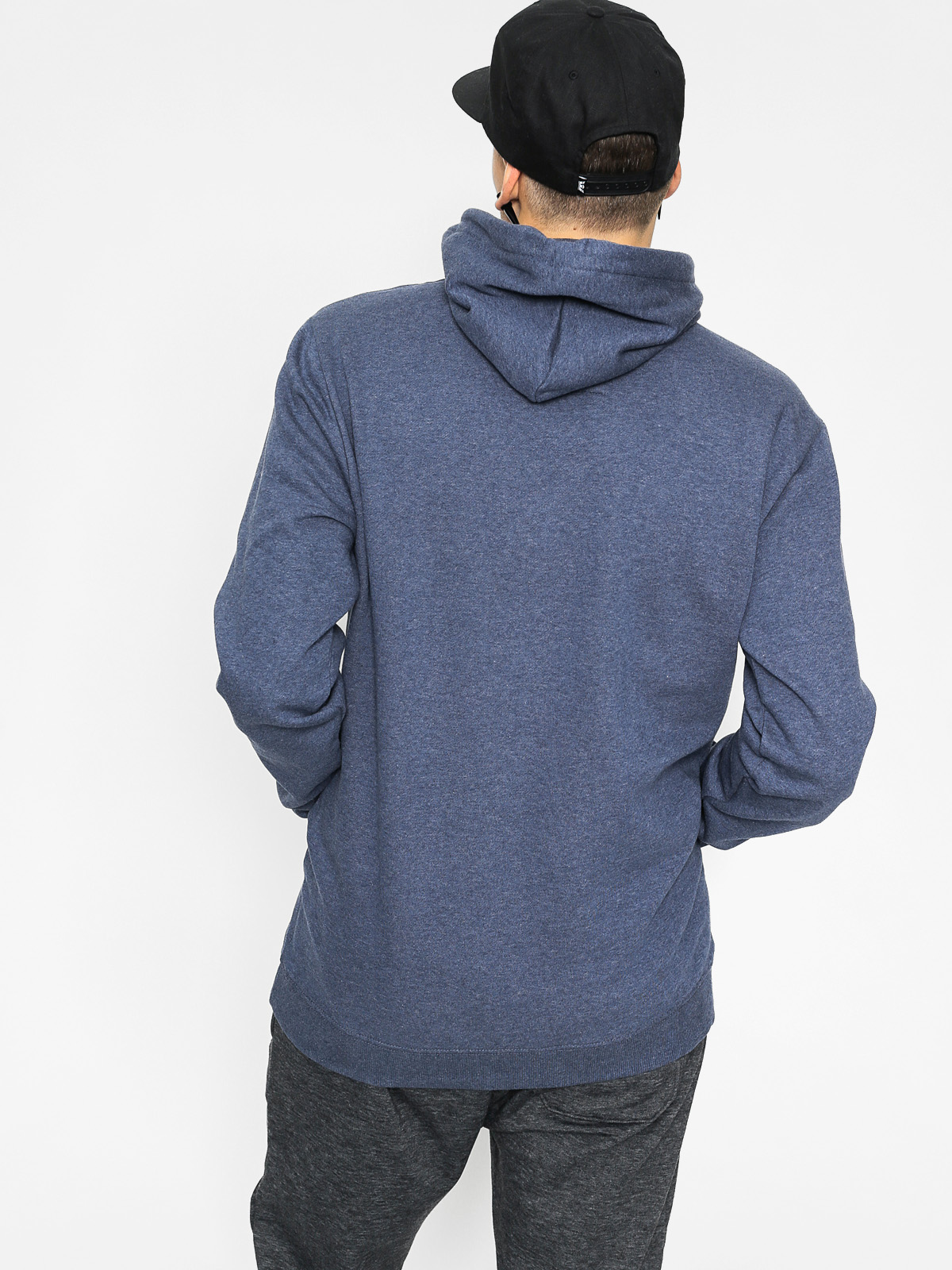 Quiksilver Mikina s kapucí Big Logo HD (navy blazer heather)