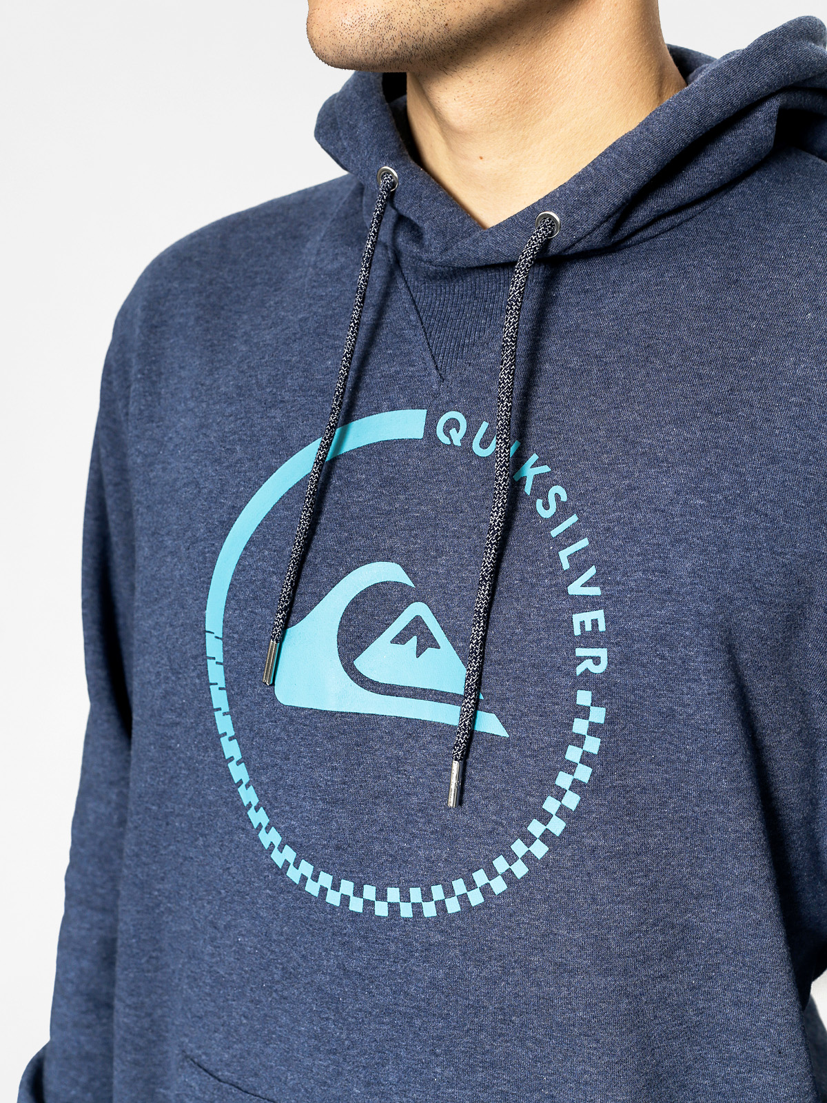 Quiksilver Mikina s kapucí Big Logo HD (navy blazer heather)