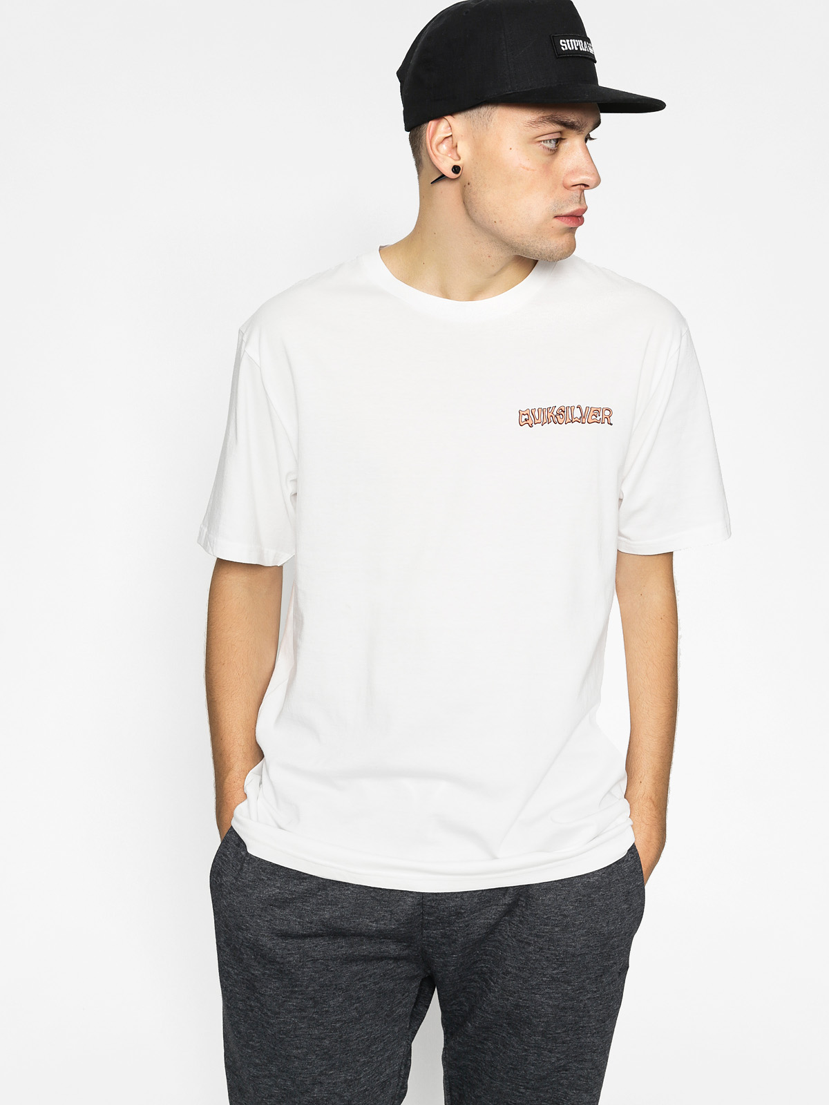 Tričko Quiksilver Am Peace Pipe (white)