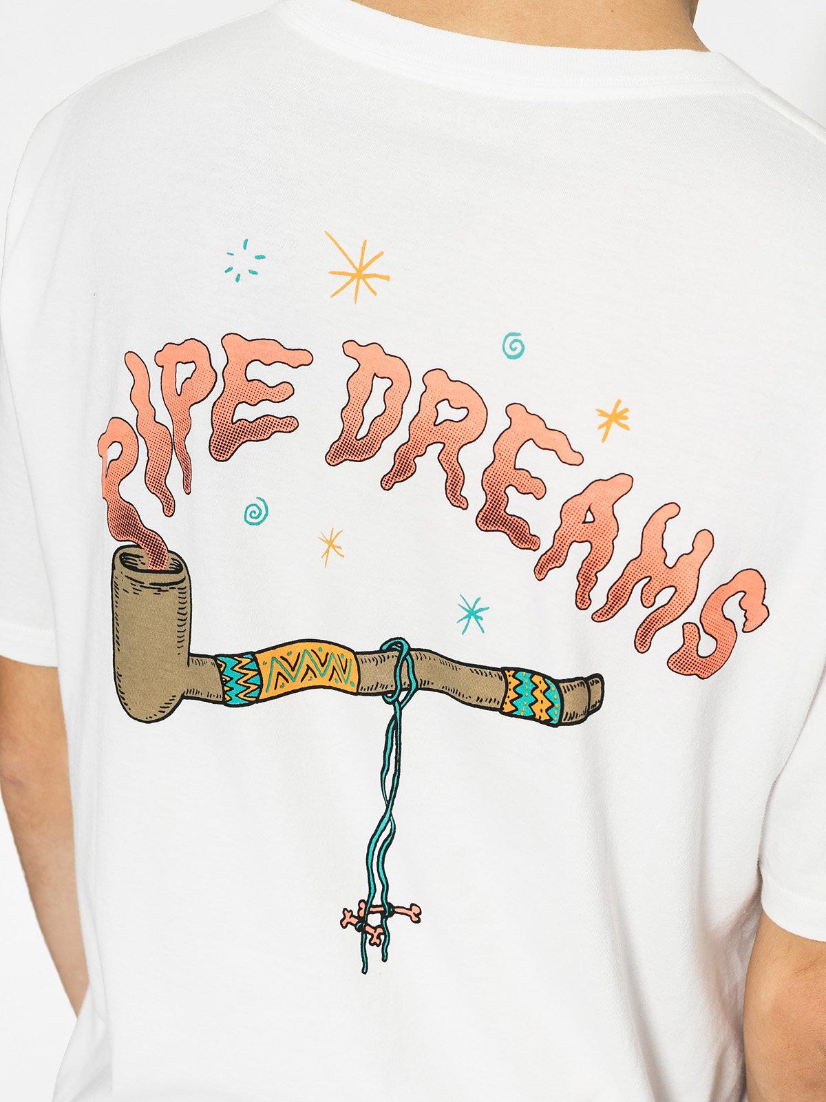 Tričko Quiksilver Am Peace Pipe (white)