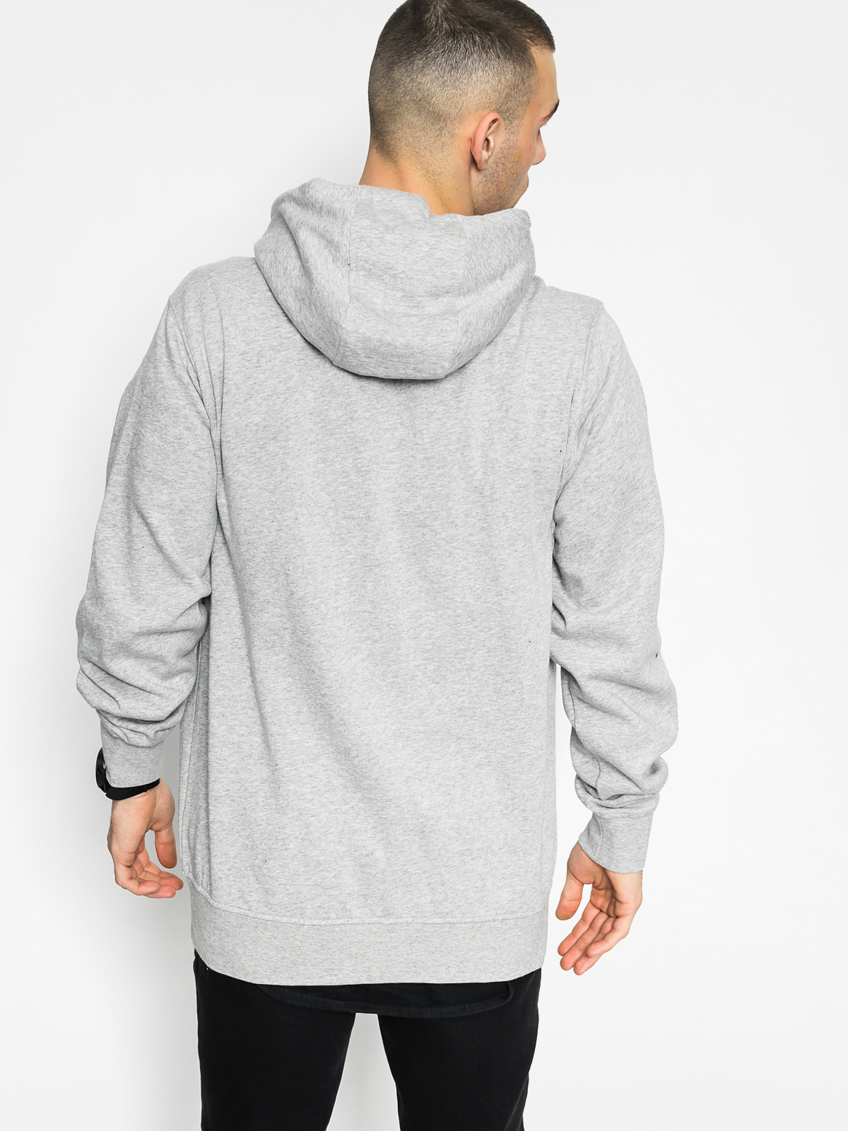 Burton Mikina s kapucí Overlook Fz ZHD (gray heather)