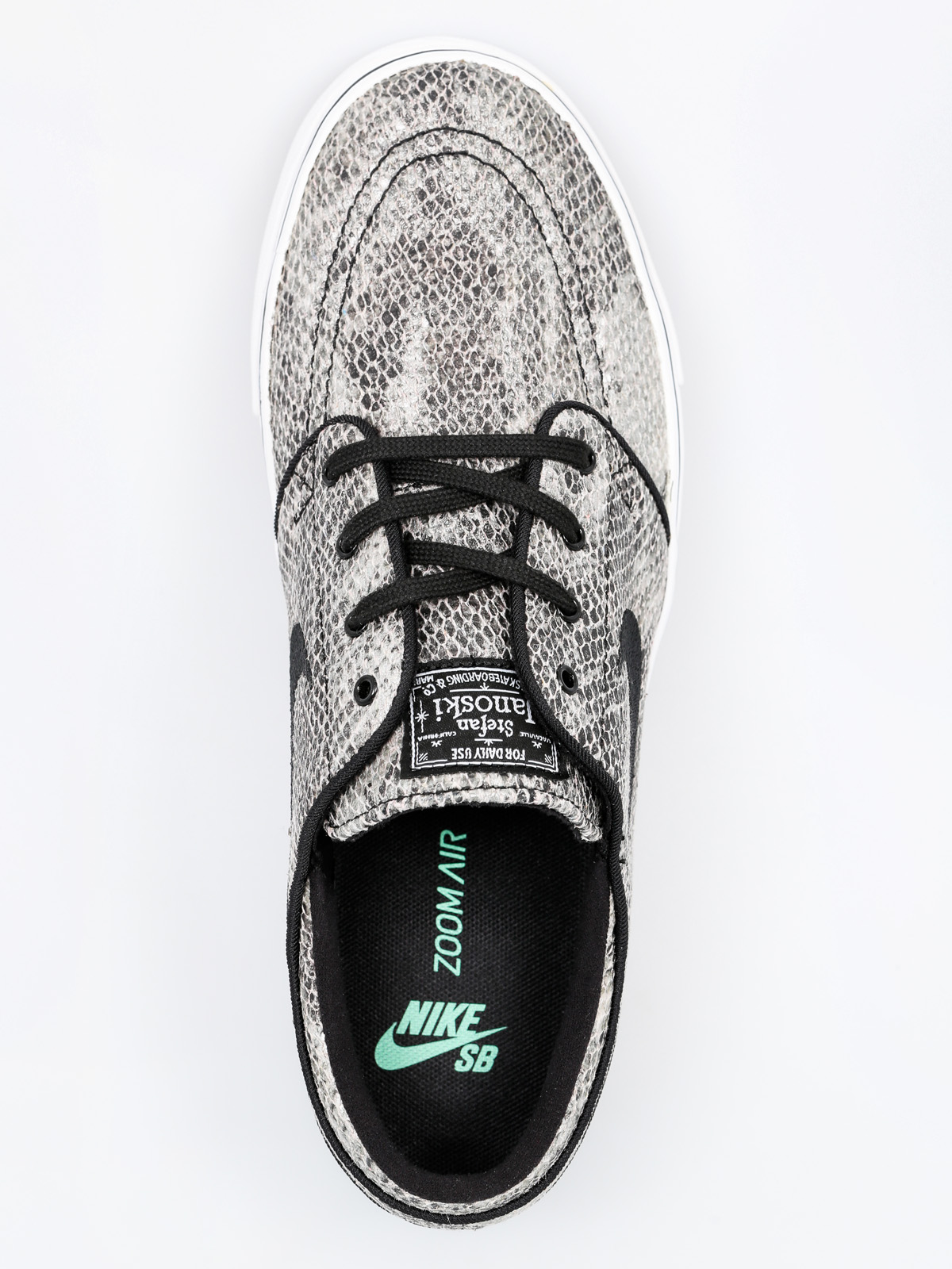 Nike SB Boty Zoom Stefan Janoski Prem Txt (black/white green glow black)