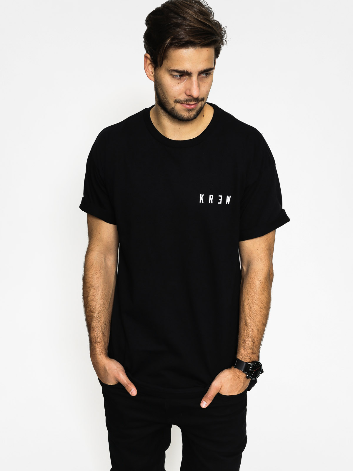 Kr3w Tričko Chainlink Reg (black)