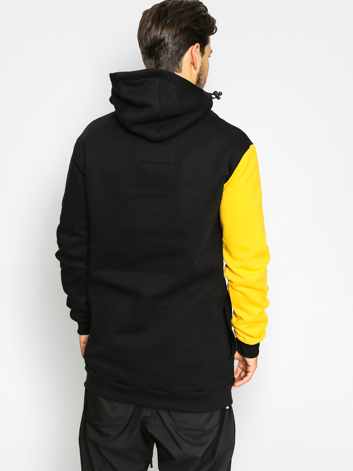 Mikina s kapucí Majesty Swagger HD (black/yellow)