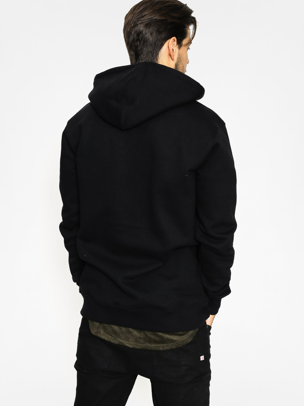 Mikina s kapucí Nervous Line ZHD (black)