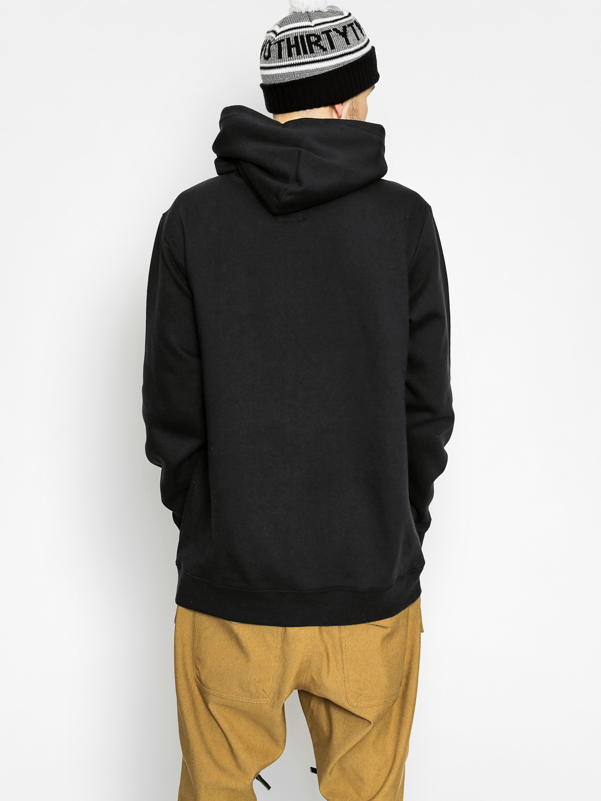 Analog Mikina s kapucí Mobilize ZHD (true black)