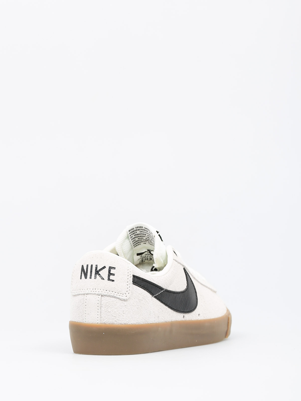 Nike sb blazer low gt ivory black on sale gum