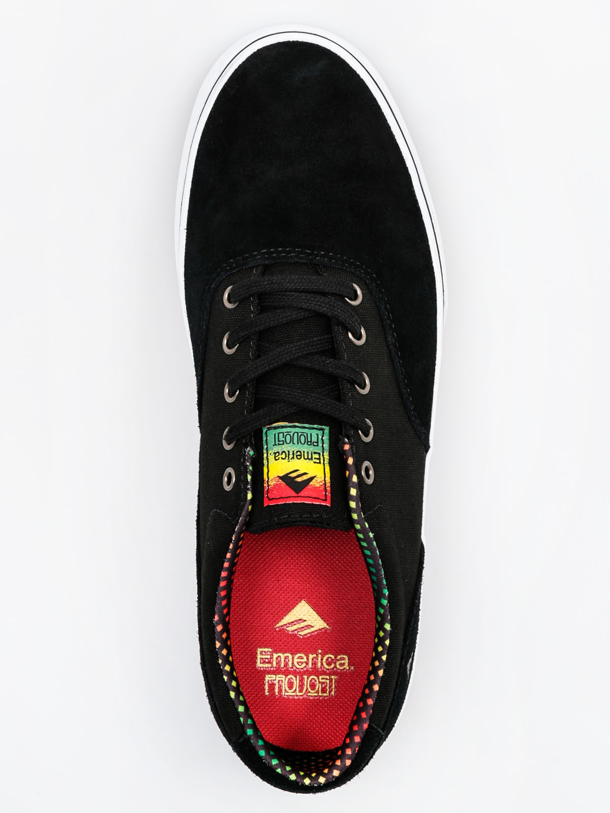 Emerica Boty Provost Slim Vulc (black/white/green)