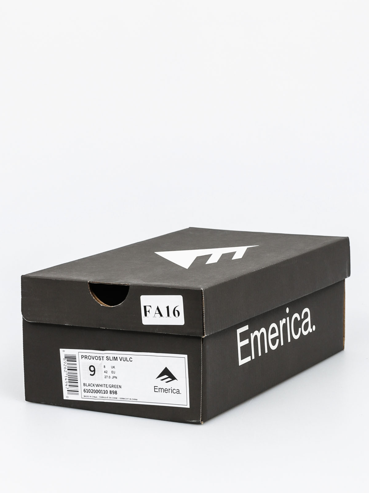 Emerica Boty Provost Slim Vulc (black/white/green)