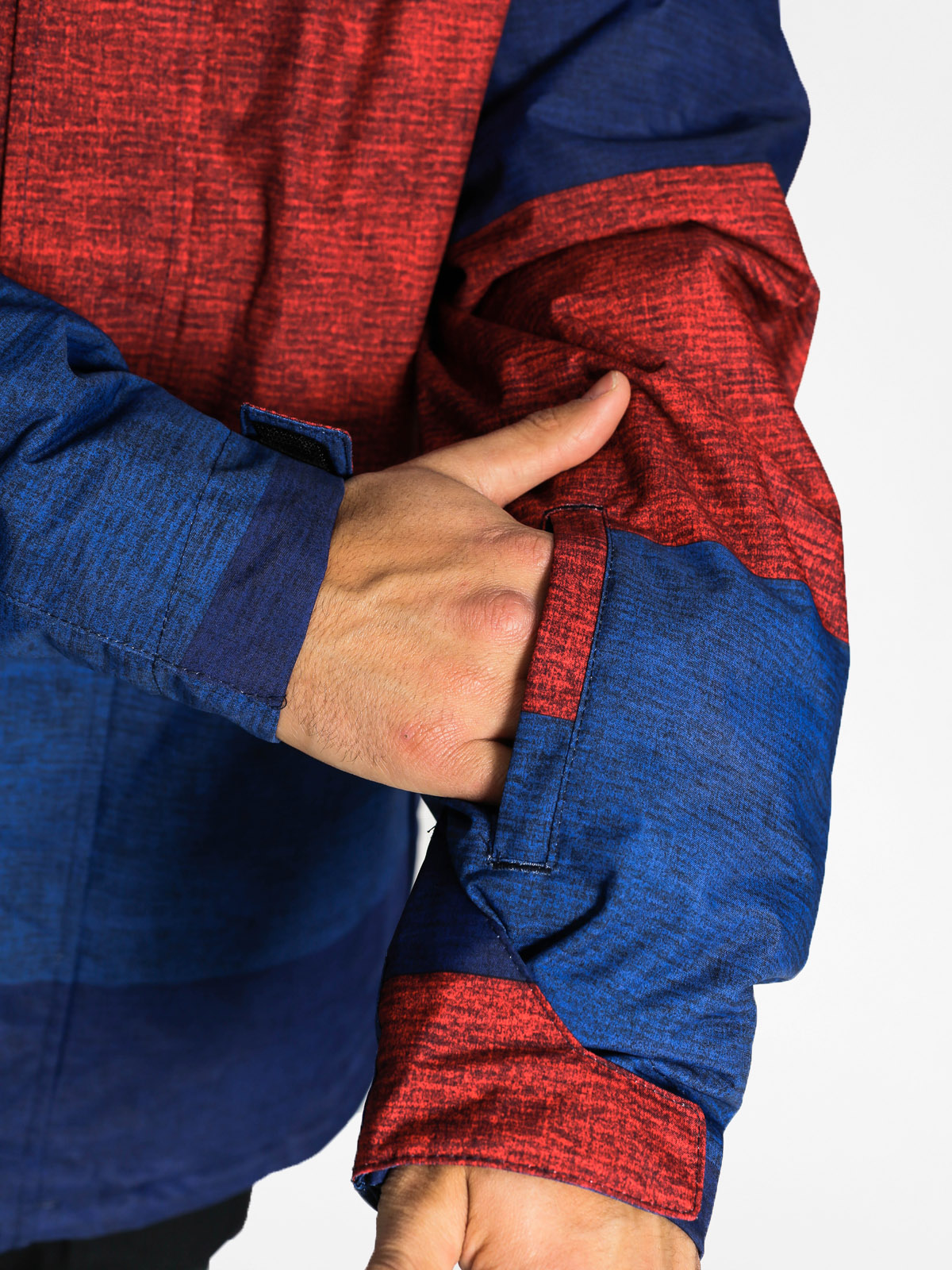 Pánská Snowboardová bunda Quiksilver Mission Print (burgundy/navy)