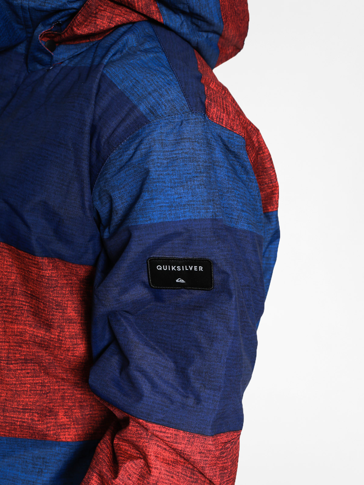 Pánská Snowboardová bunda Quiksilver Mission Print (burgundy/navy)