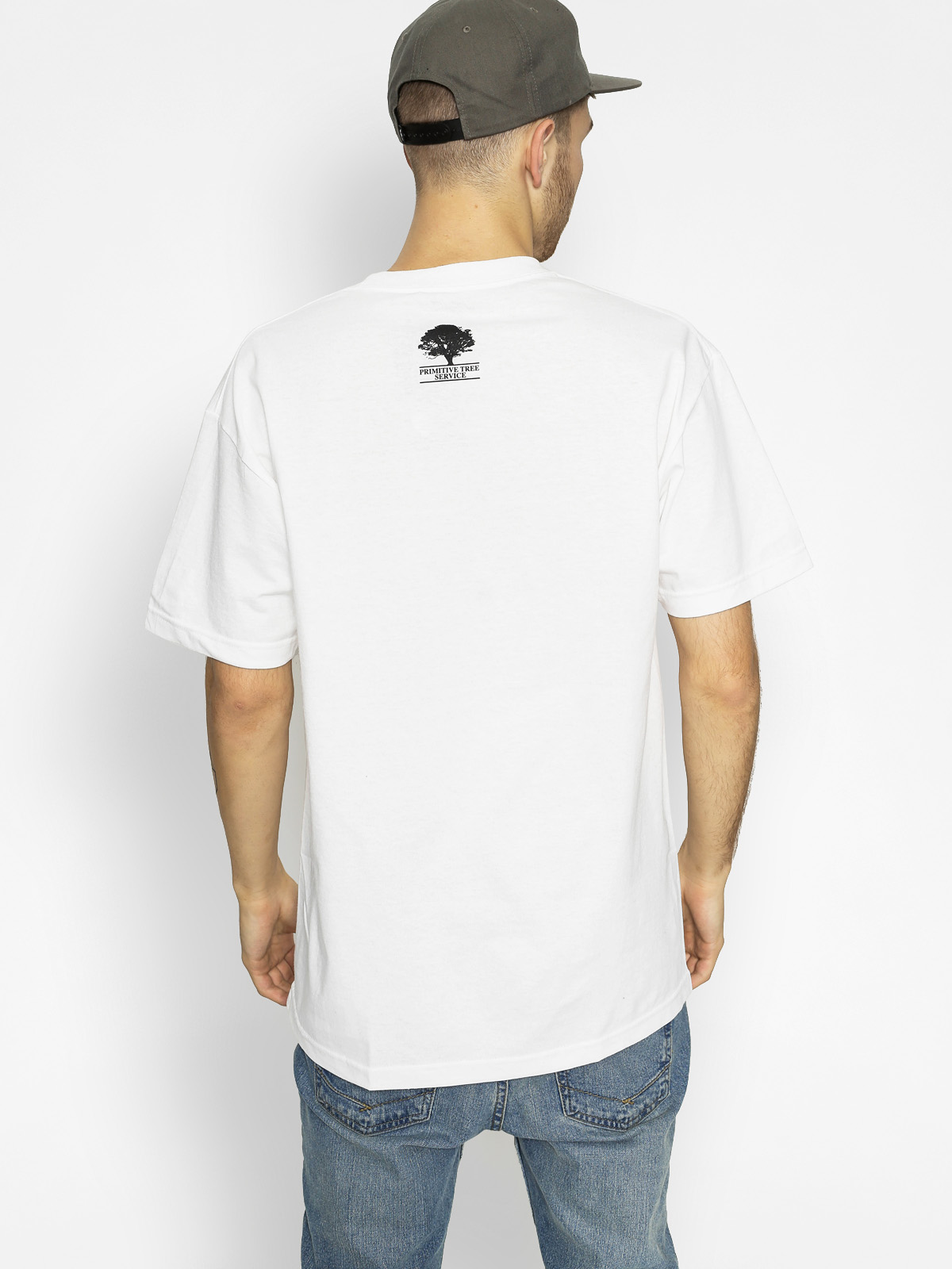 Primitive Tričko Tree Service (white)