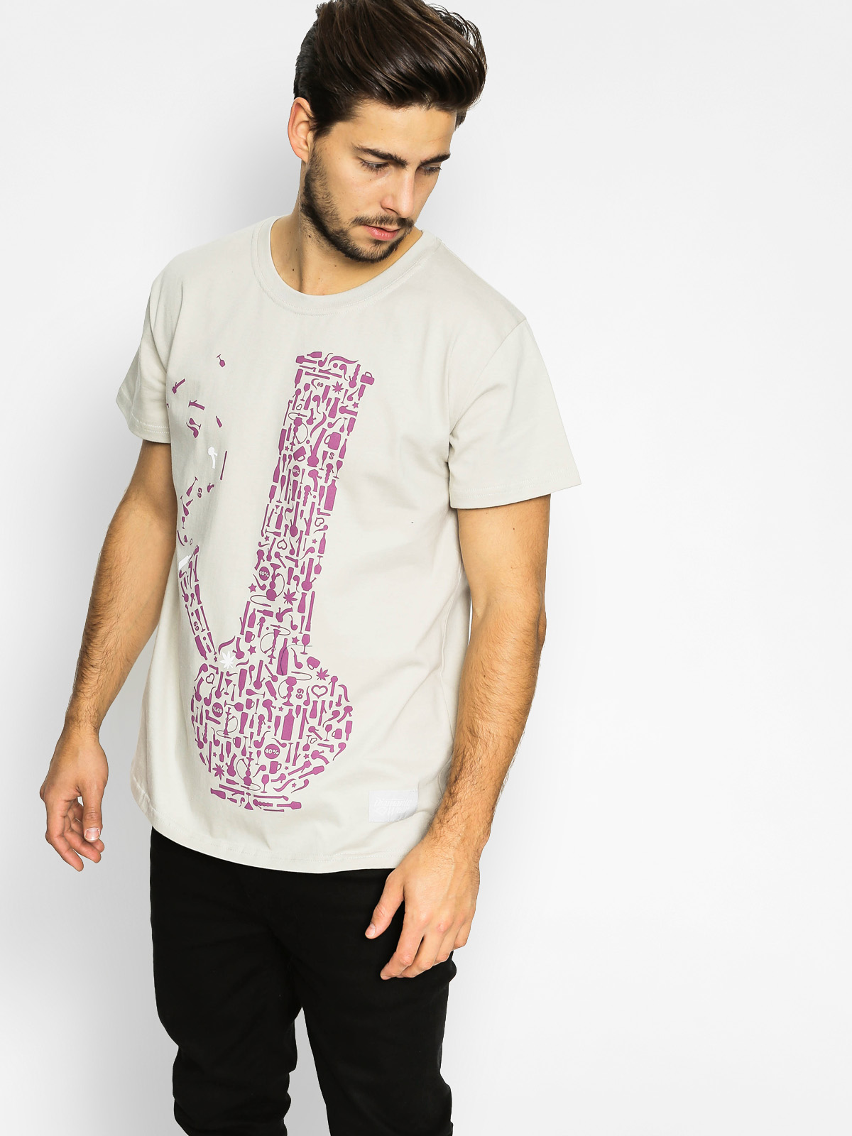 Tričko Diamante Wear Bong Icon (beige)