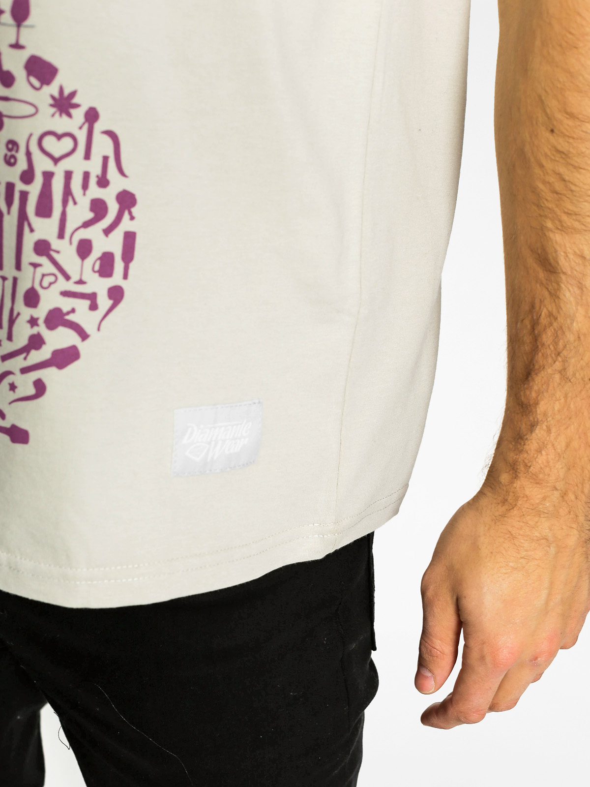 Tričko Diamante Wear Bong Icon (beige)